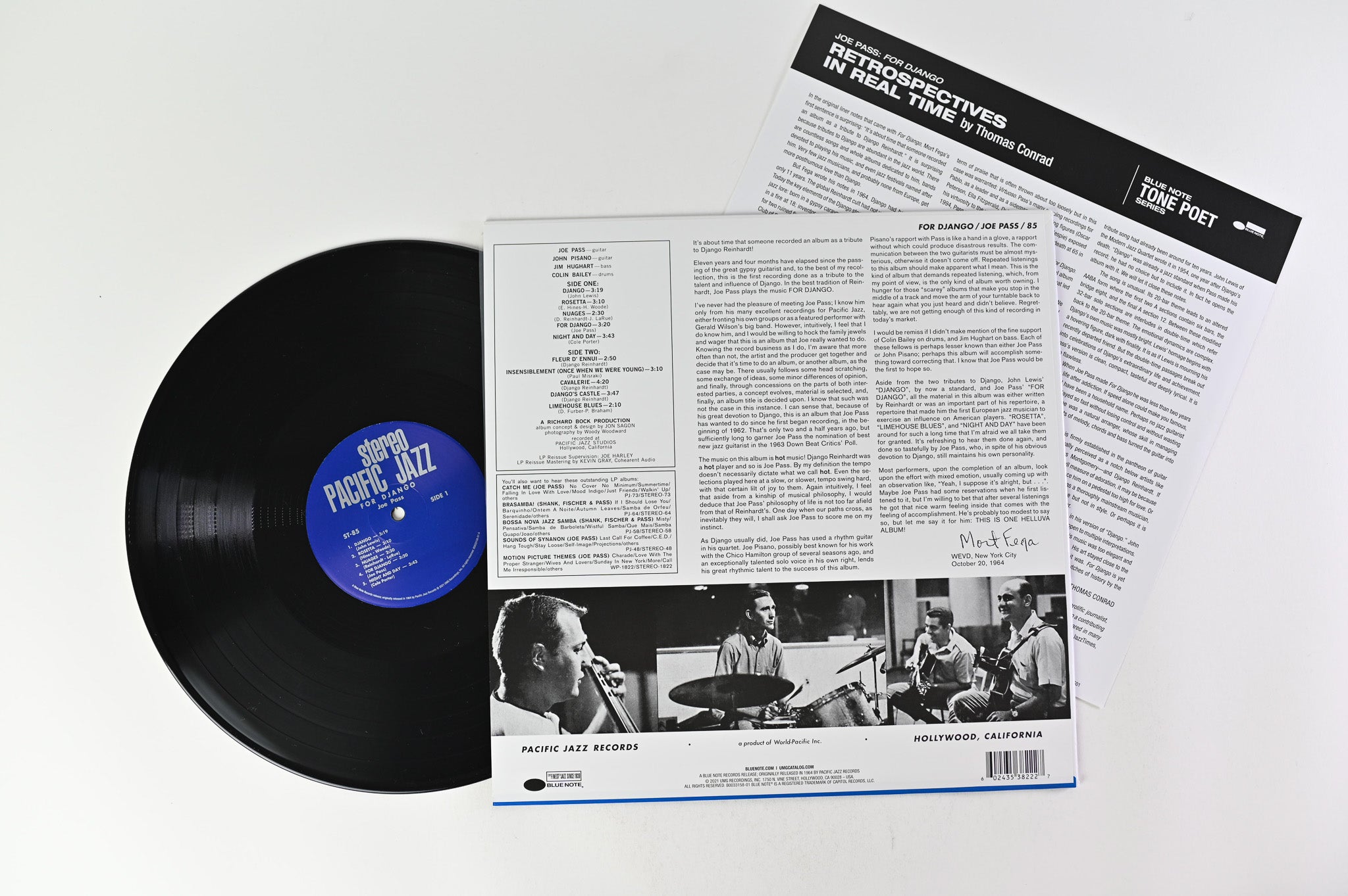 ジョー・パス フォー・ジャンゴ トーン・ポエト 高音質・重量盤LP