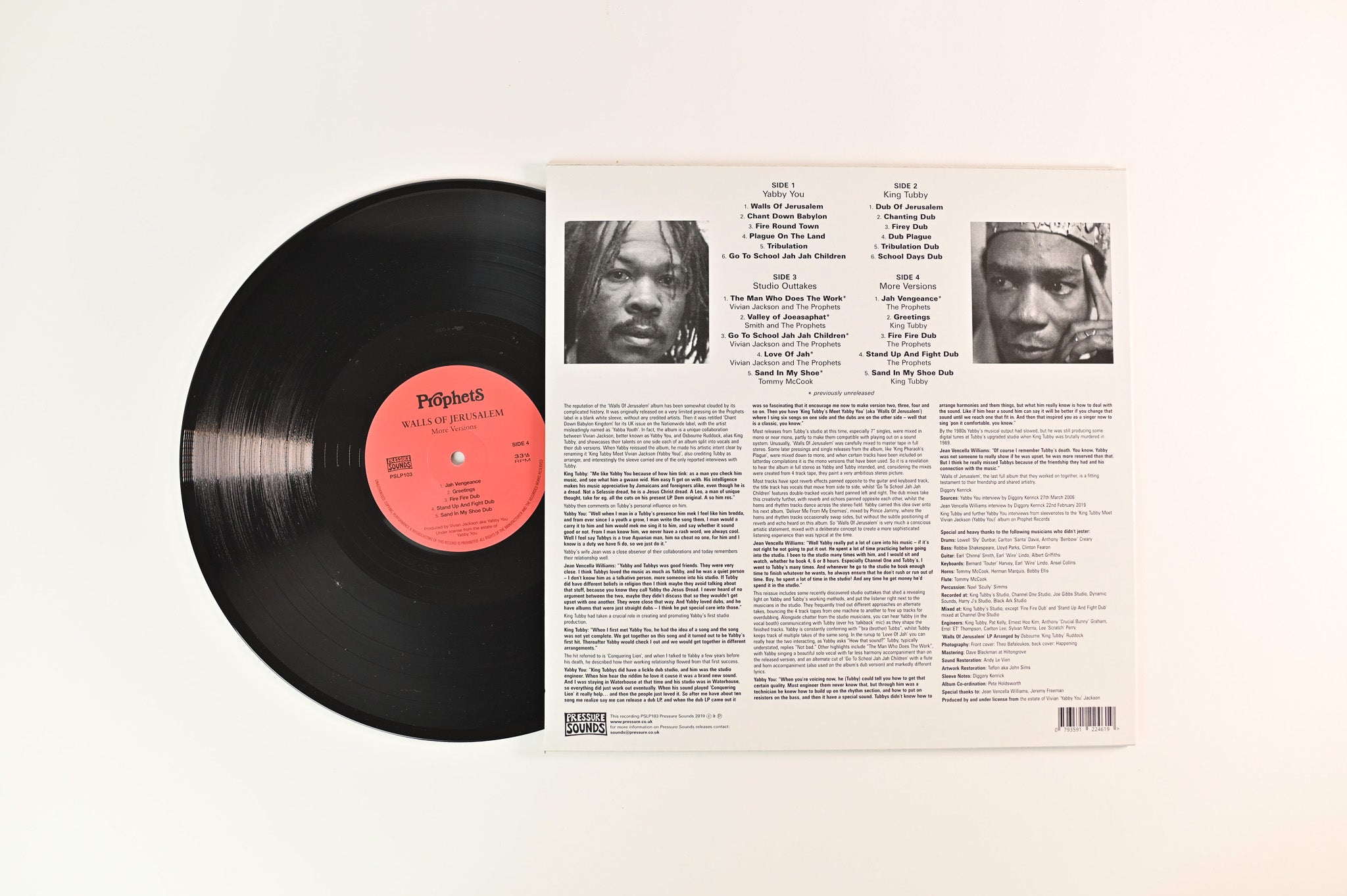 Yabby You - Walls Of Jerusalem on Prophets / Pressure Sounds