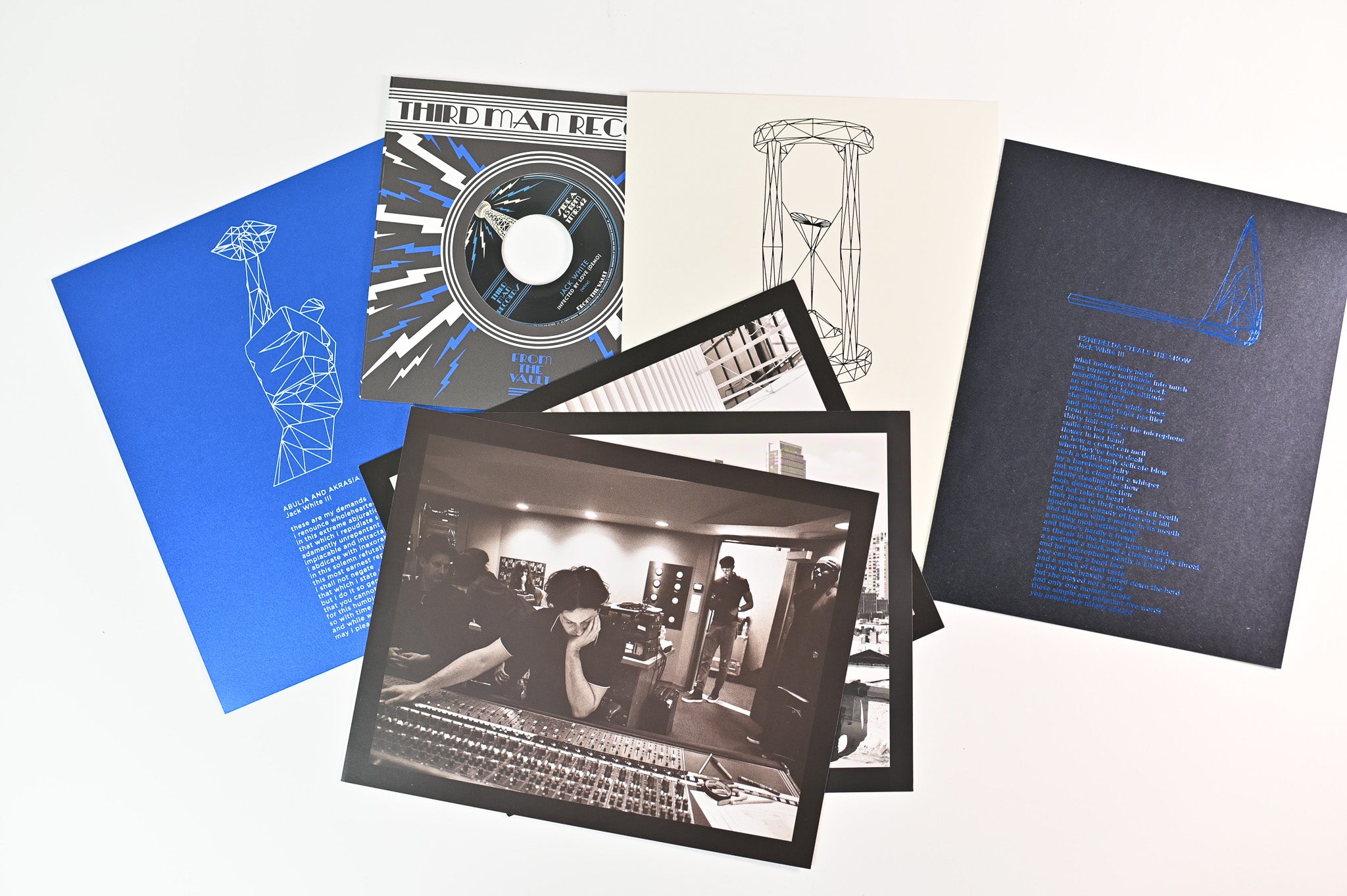 Jack White - Boarding House Reach on Third Man Records - Black & Blue Swirl Colored Vinyl