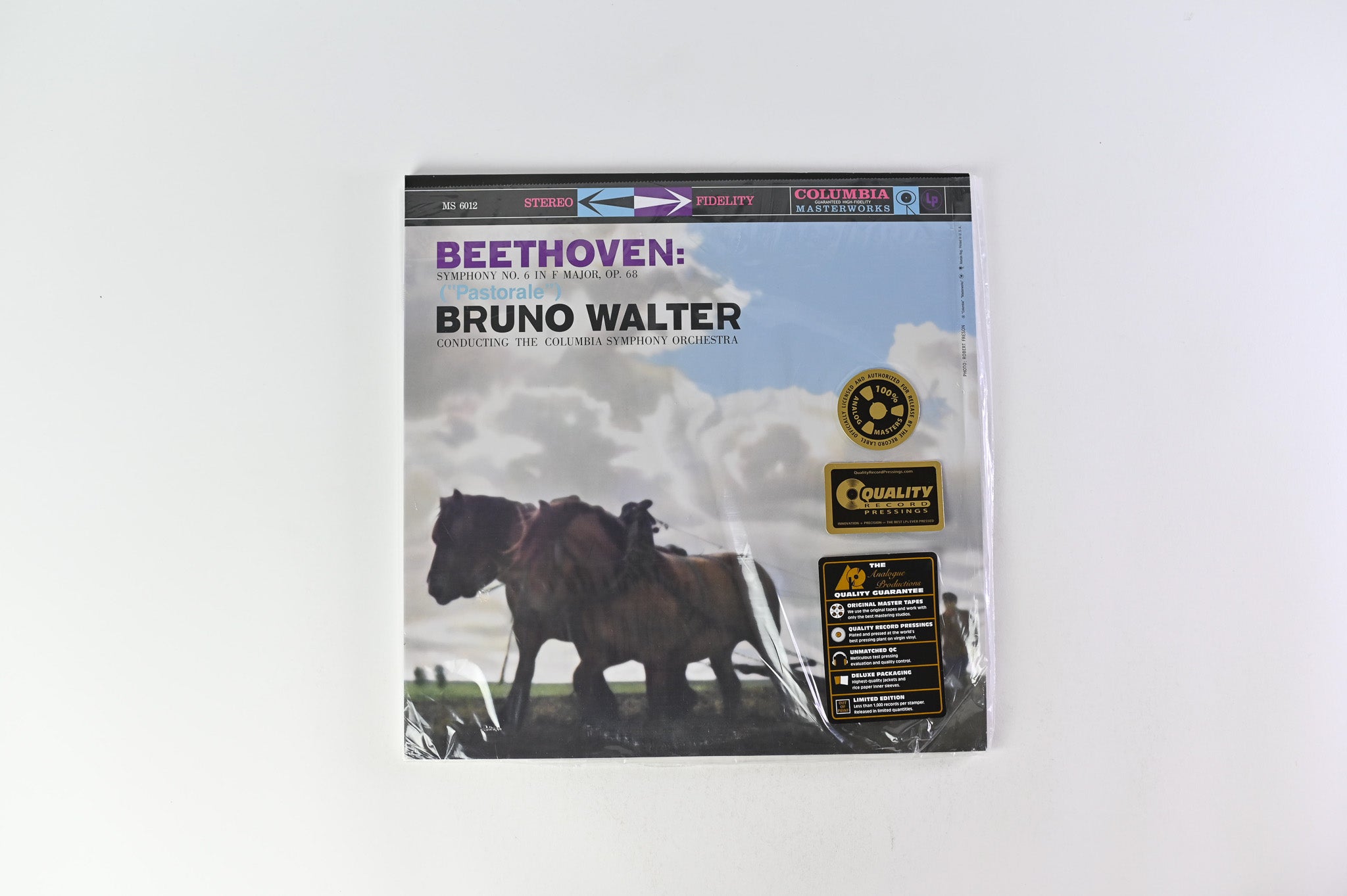 Bruno Walter - Beethoven: Symphony No. 6 in F Major, Op. 68  (Columbia Symphony Orchestra) on Analogue Productions