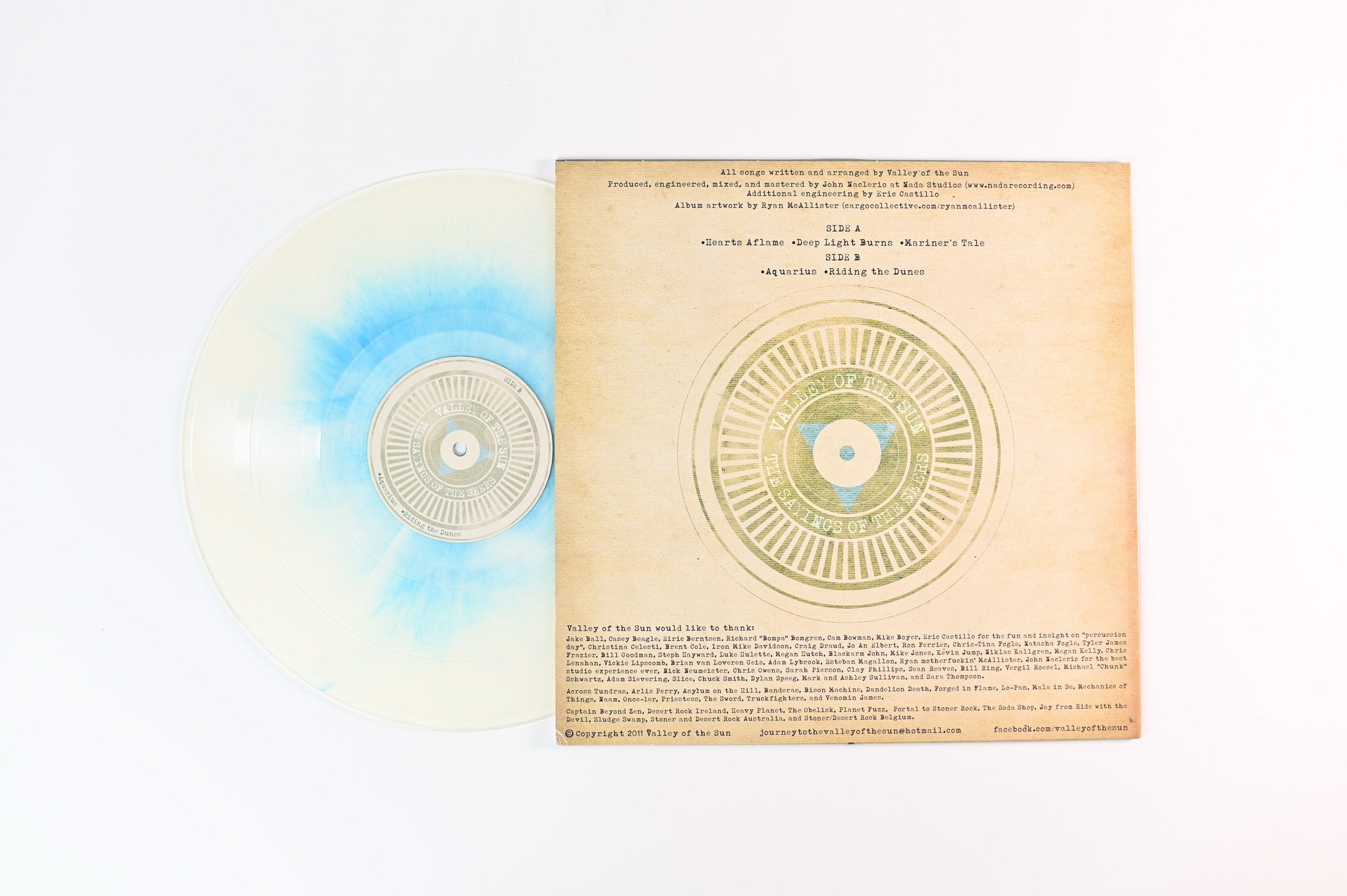 Valley Of The Sun - The Sayings Of The Seers - Self-Released Blue/White Vinyl