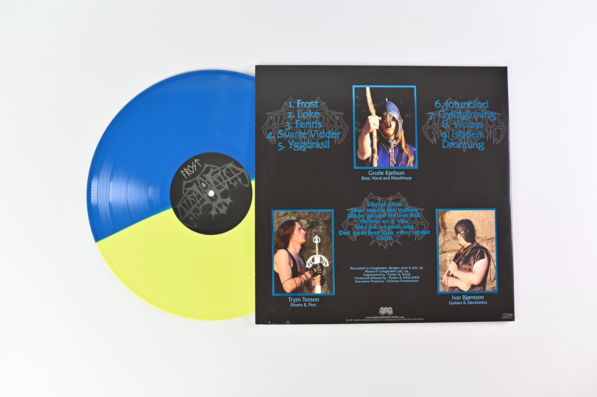 Enslaved - Frost on Osmose Ltd Blue / Yellow Donation Edition Reissue
