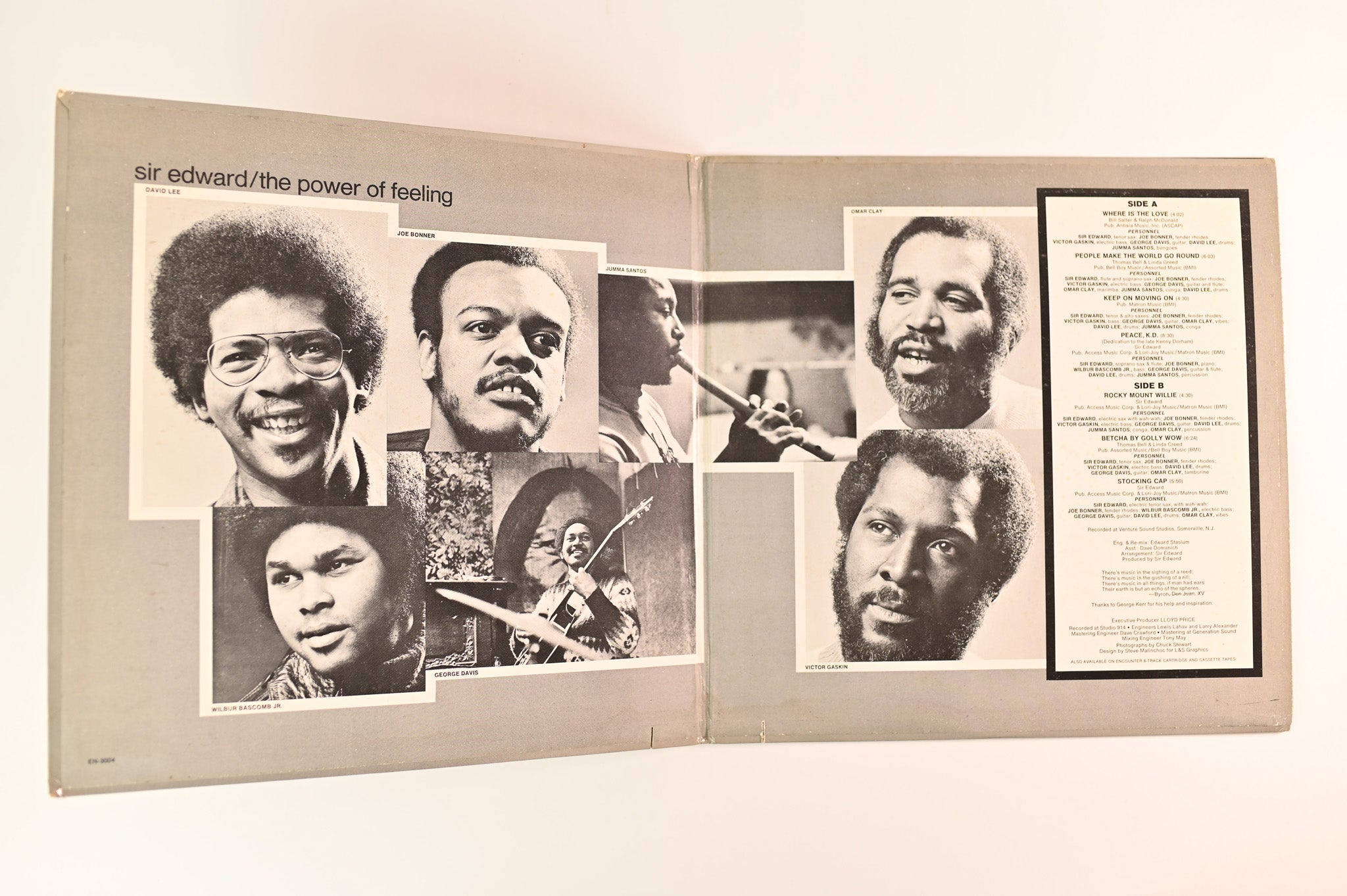 Sir Edward - The Power Of Feeling on Encounter Records