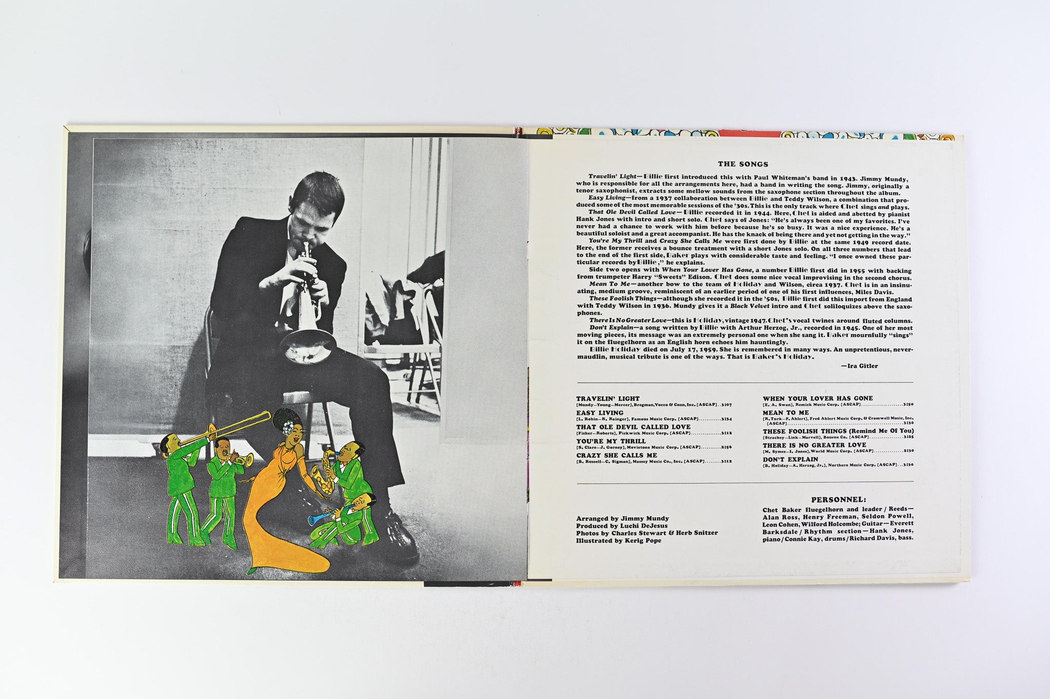 Chet Baker - Baker's Holiday on Limelight Mono