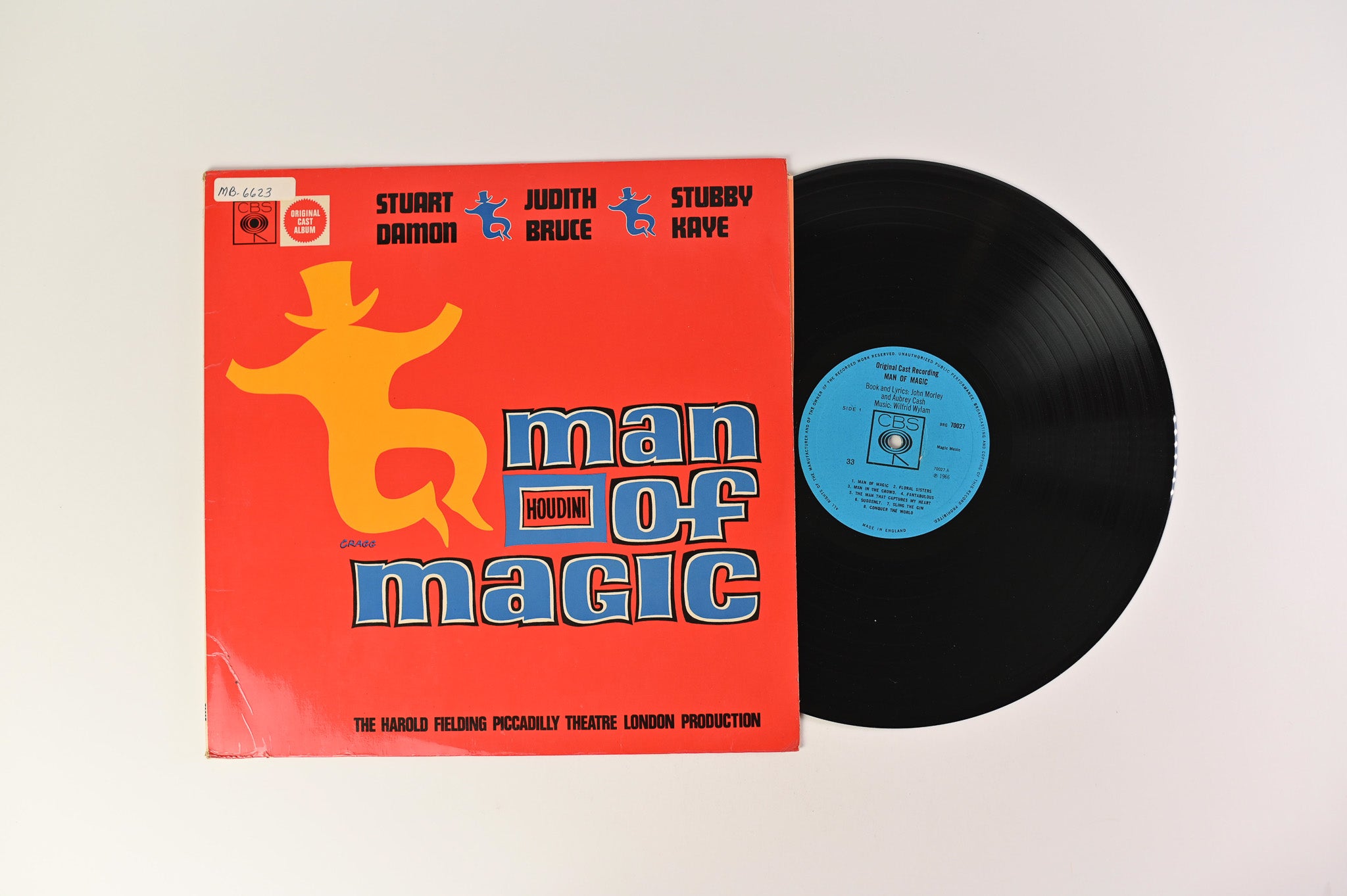 John Morley - Houdini - Man Of Magic (Original Cast Album) on CBS