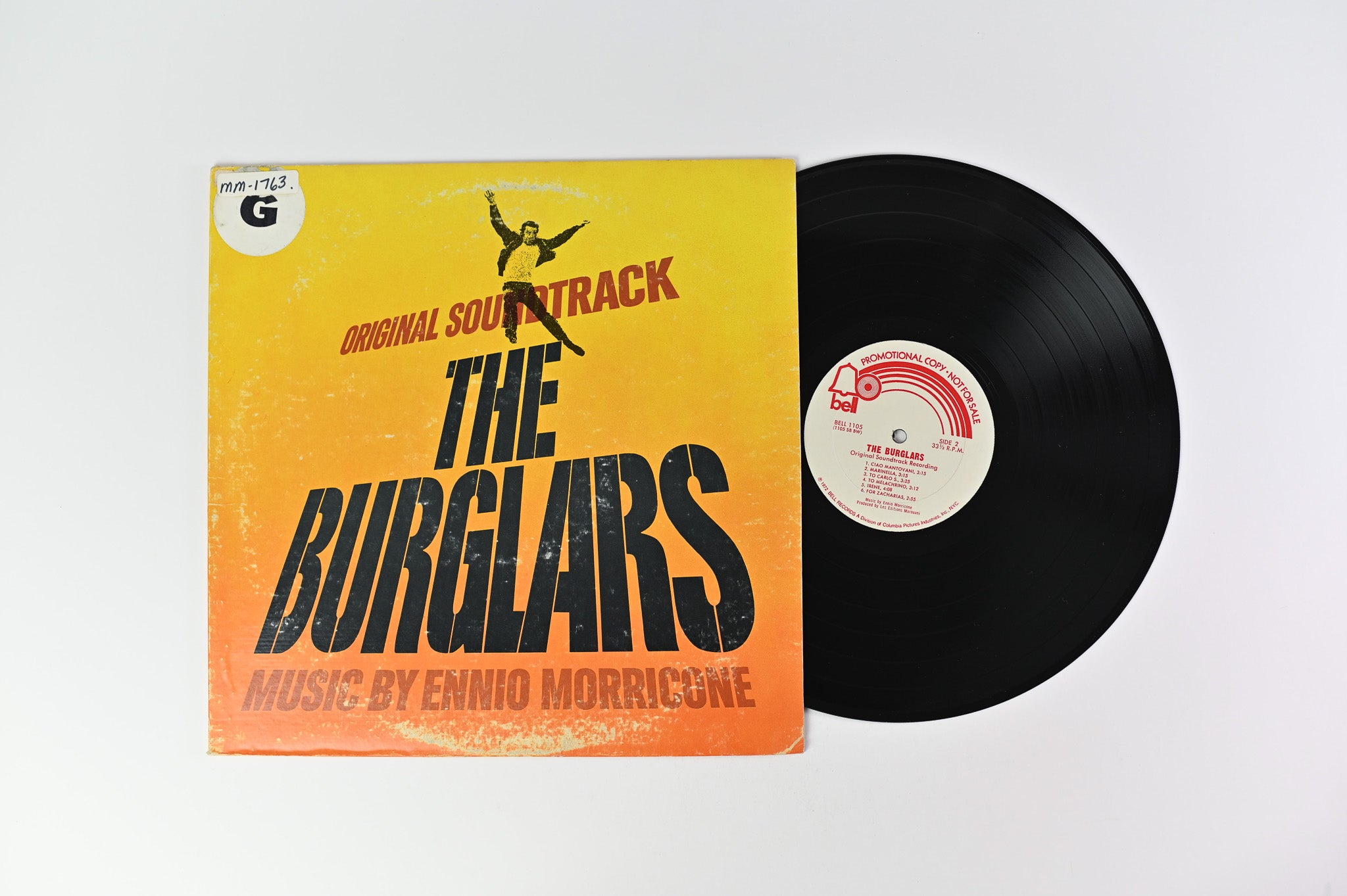 Ennio Morricone - The Burglars (Original Soundtrack) Promo on Bell Records