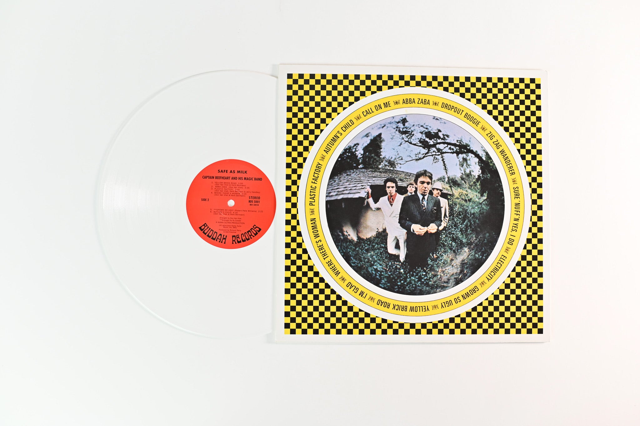 Captain Beefheart - Safe As Milk on Buddah Records - White Vinyl