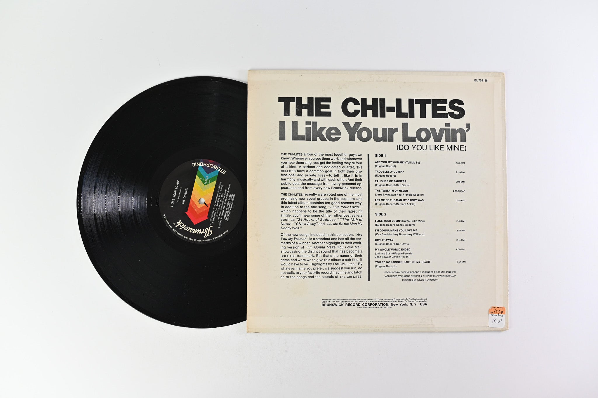 The Chi-Lites - I Like Your Lovin' (Do You Like Mine) on Brunswick