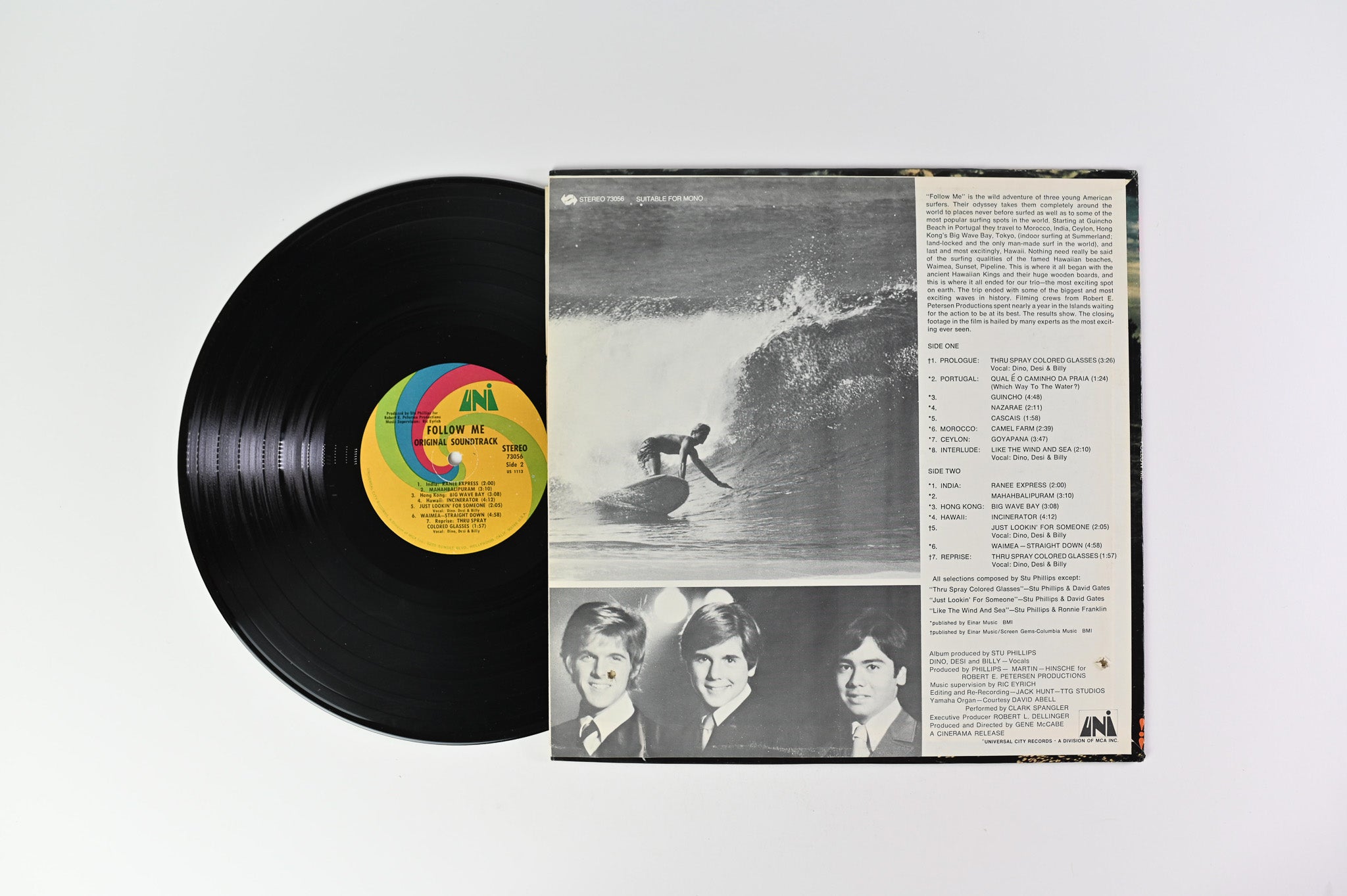 Stu Phillips - Follow Me (Original Soundtrack Album) on UNI Records
