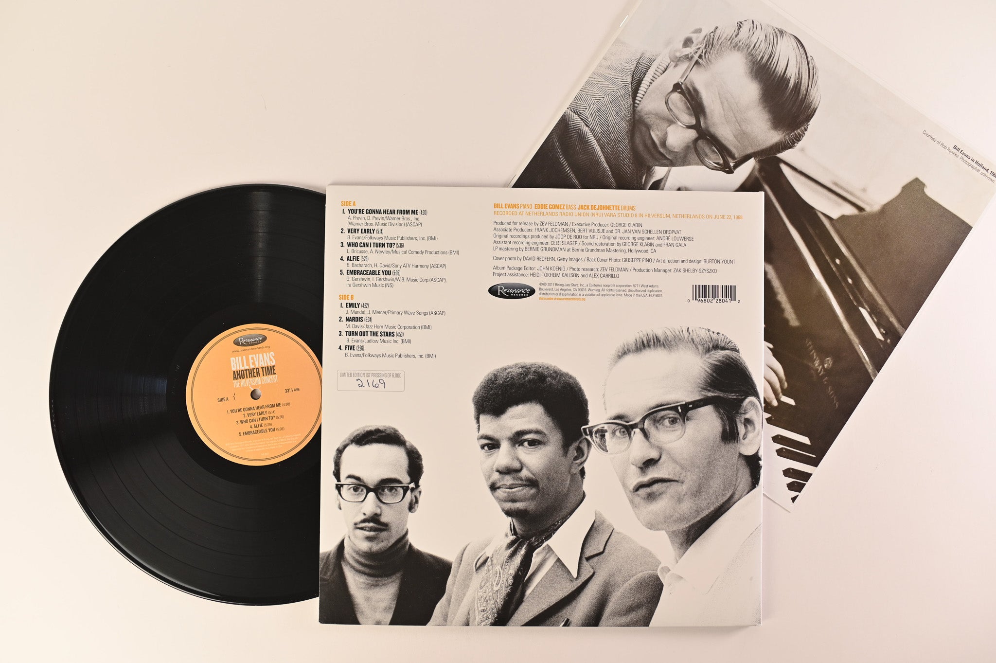 Bill Evans - Another Time (The Hilversum Concert) on Resonance Ltd Numbered RSD Deluxe Edition