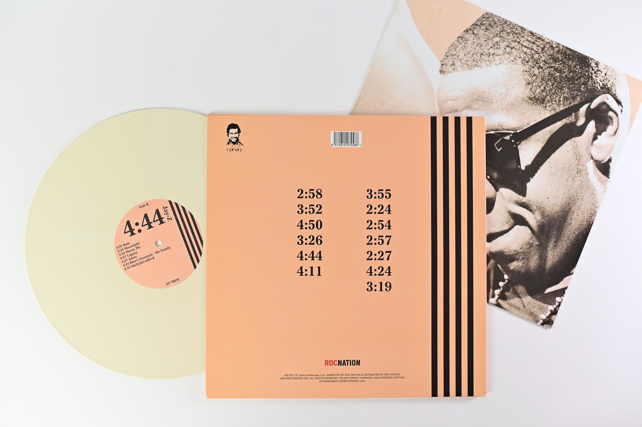 Jay-Z - 4:44 Unofficial Release White Vinyl