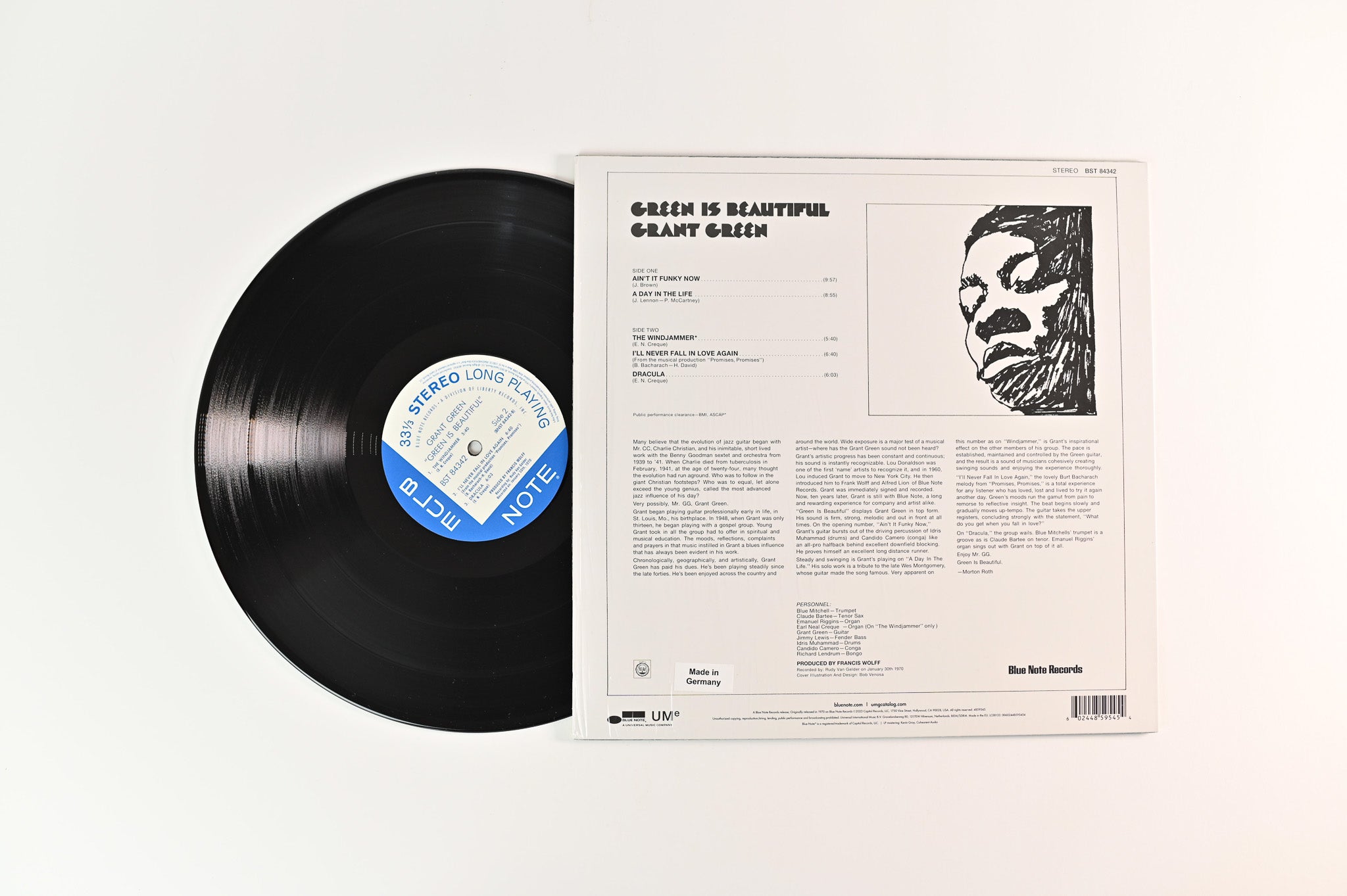 Grant Green - Green Is Beautiful on Blue Note Classic Vinyl Series