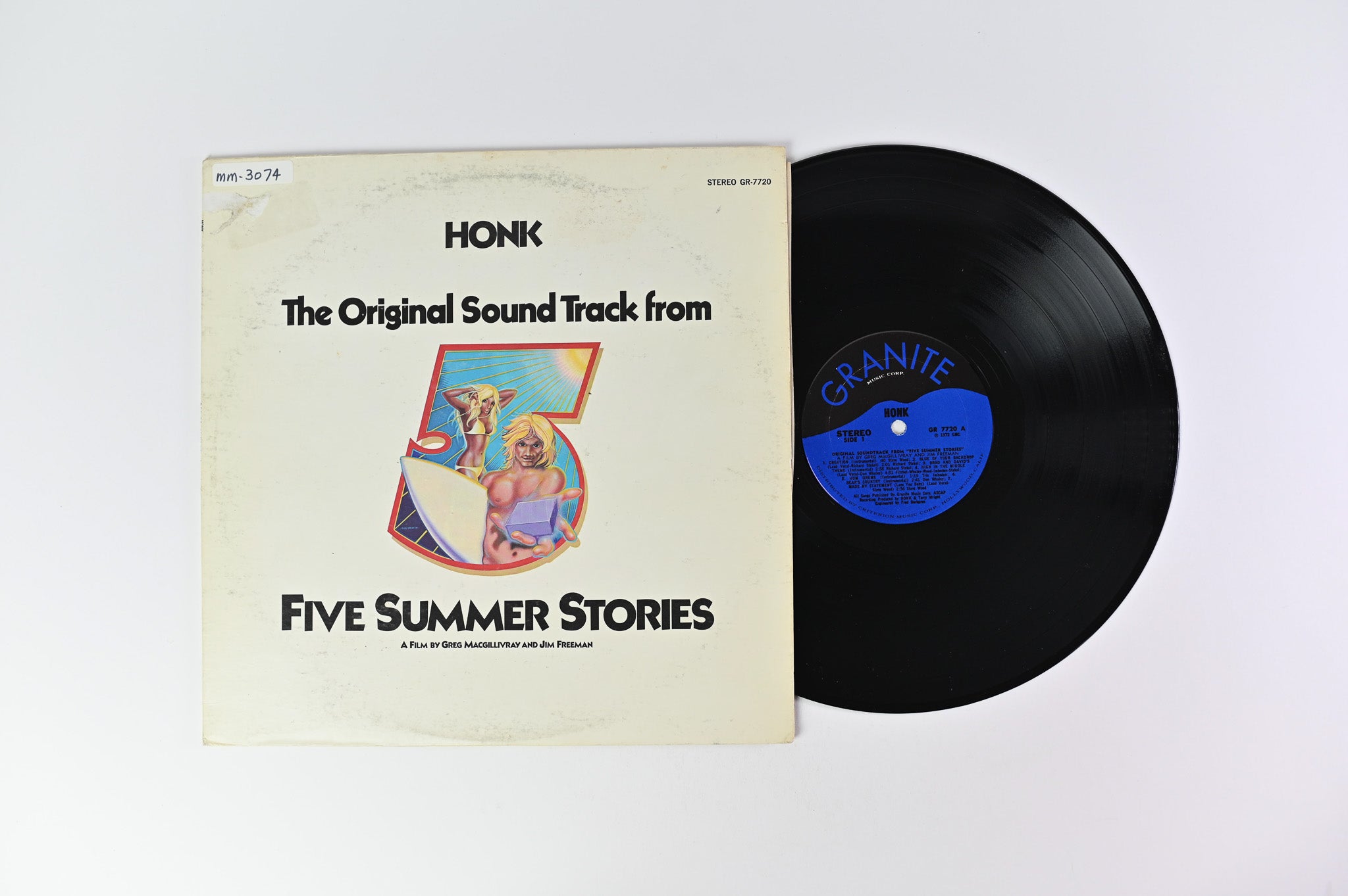 Honk - The Original Sound Track from Five Summer Stories on Granite Records