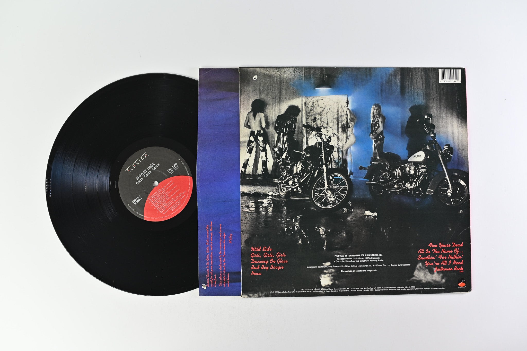 Mötley Crüe - Girls, Girls, Girls on Elektra