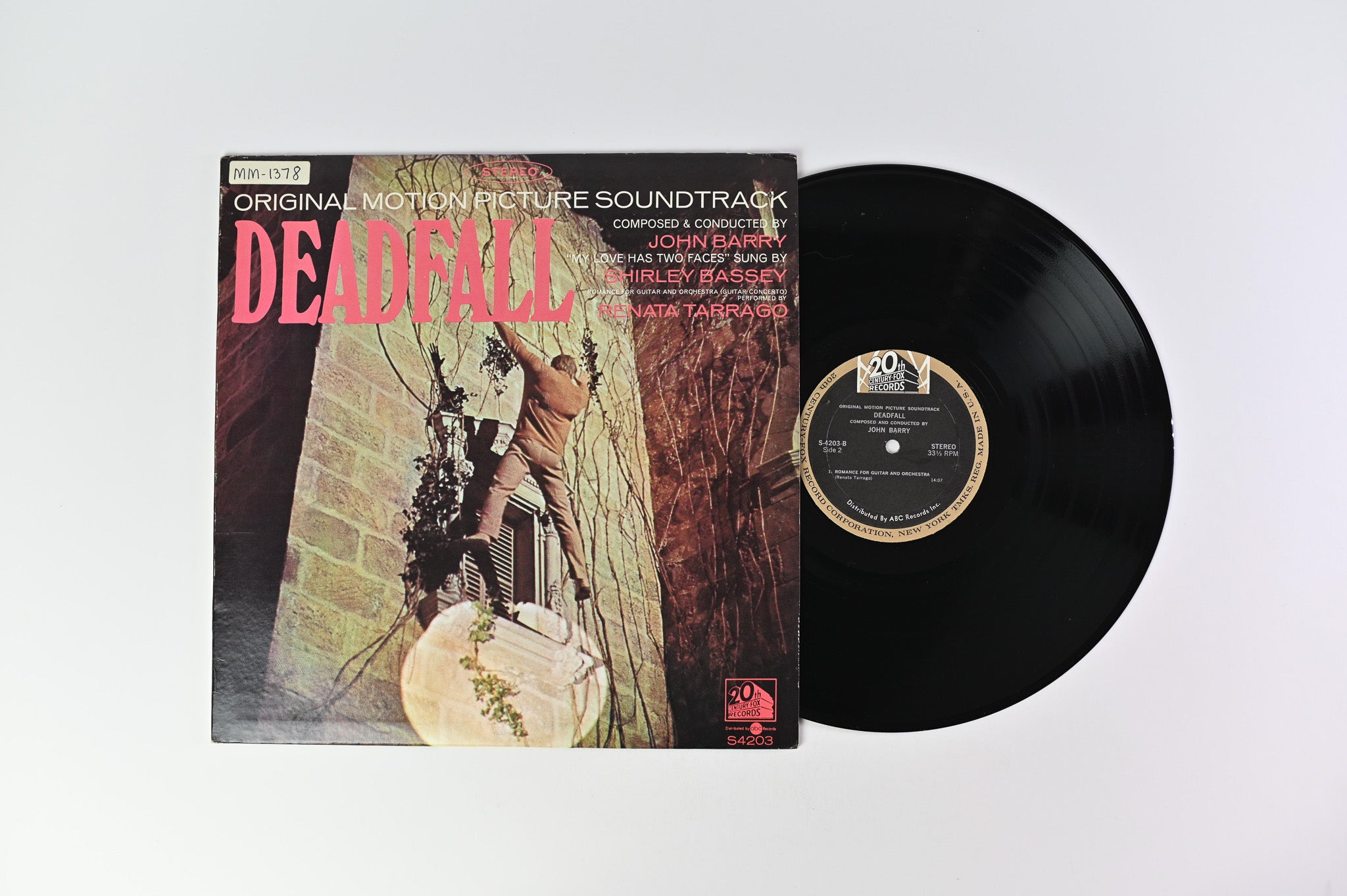 John Barry - Deadfall (Original Motion Picture Soundtrack) on 20th Century Fox Records