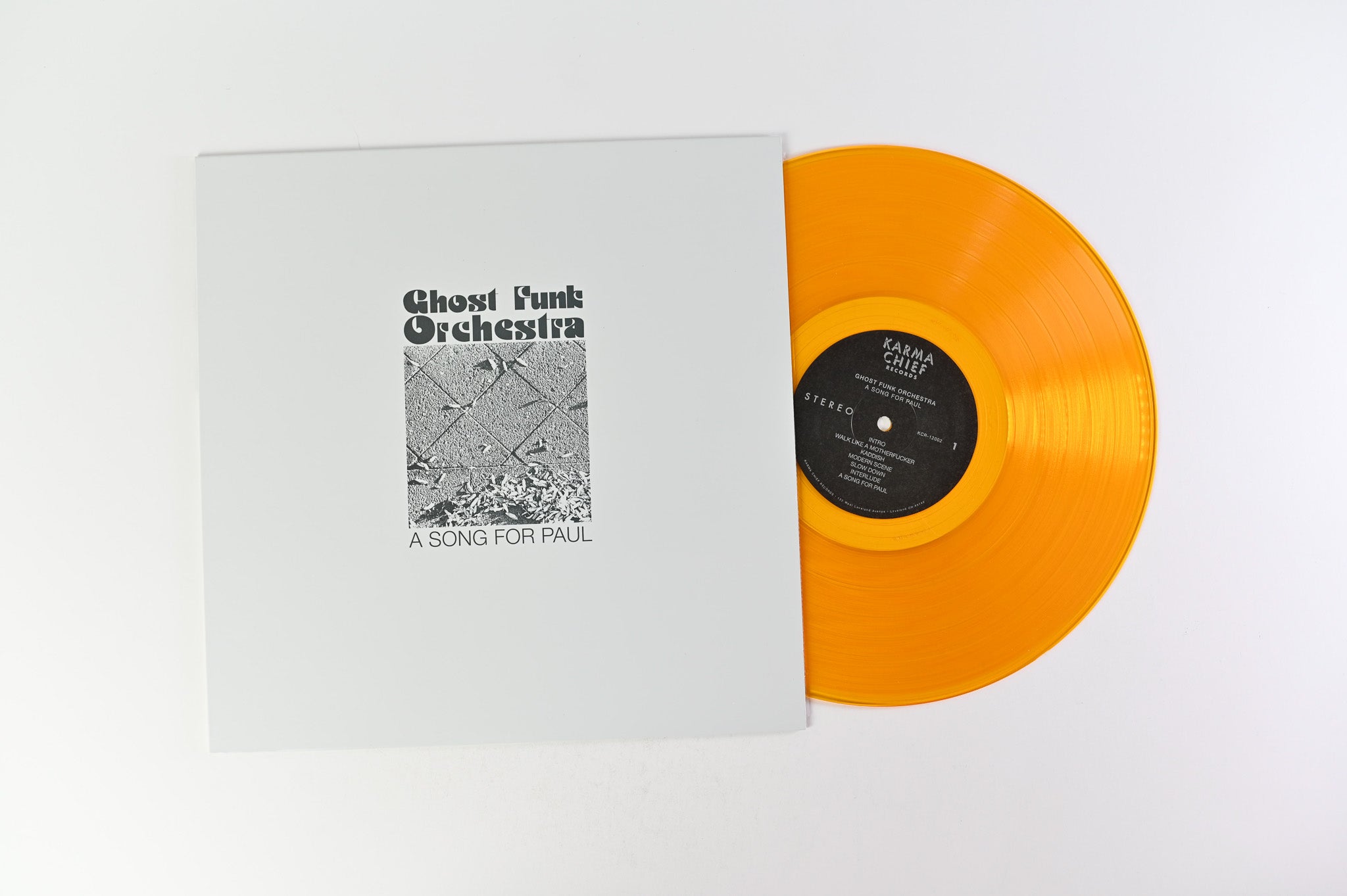 Ghost Funk Orchestra - A Song For Paul on Karma Chief Ltd Gold Vinyl
