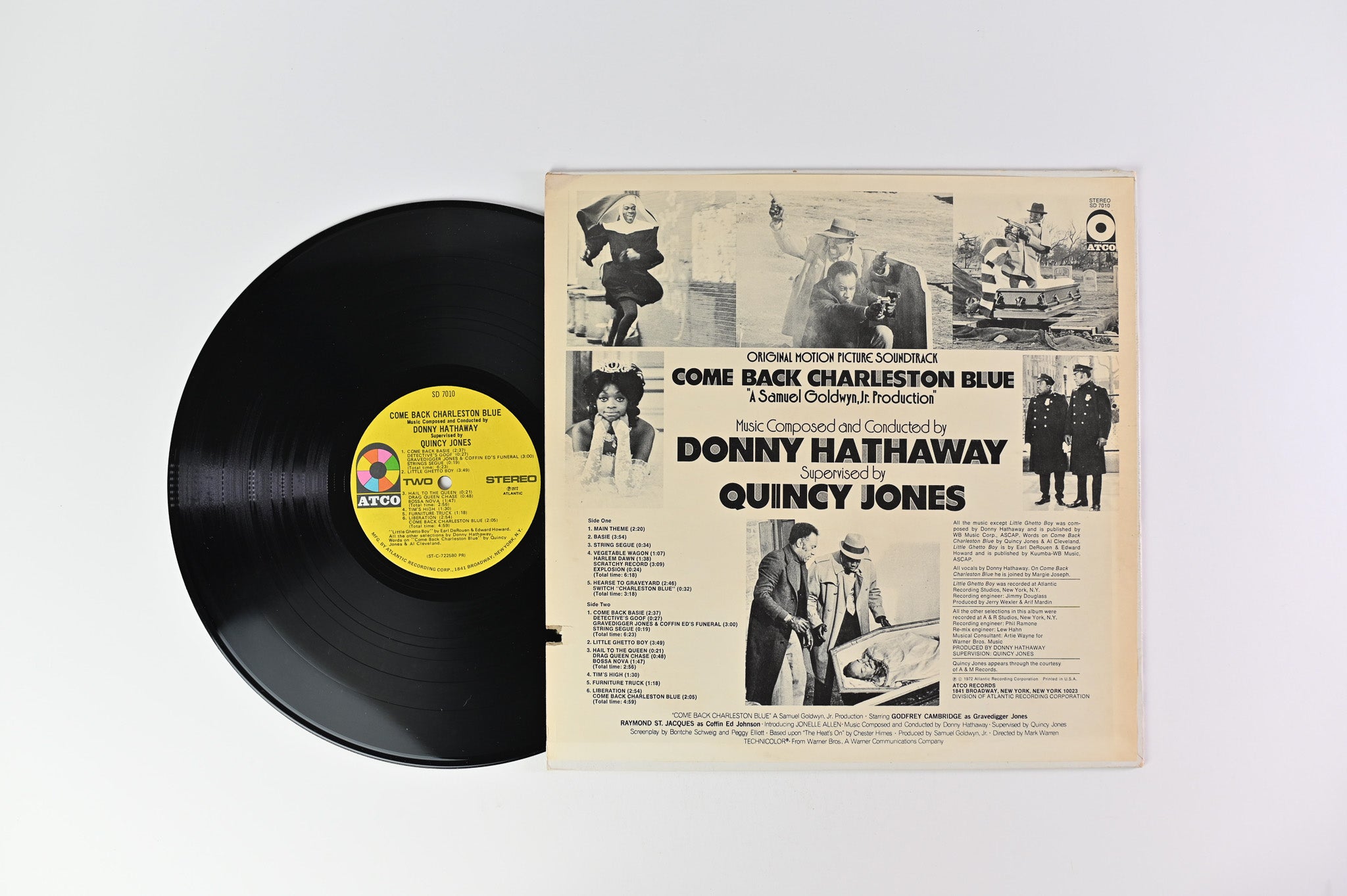 Donny Hathaway - Come Back Charleston Blue (Original Motion Picture Soundtrack) on ATCO Records