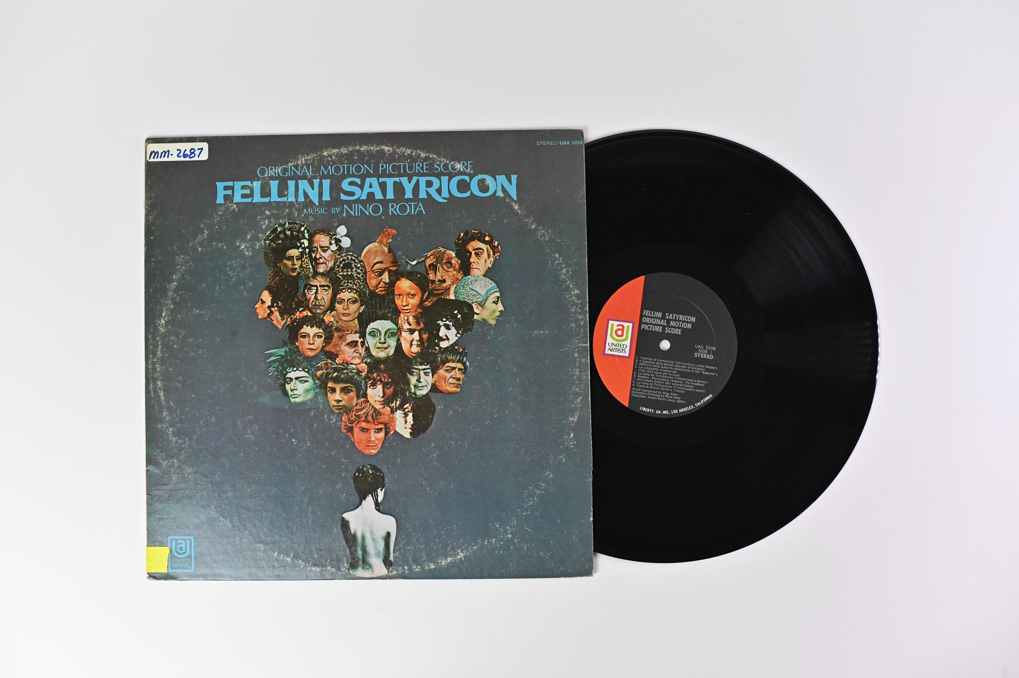 Nino Rota - Fellini Satyricon (Original Motion Picture Score) on United Artists Records