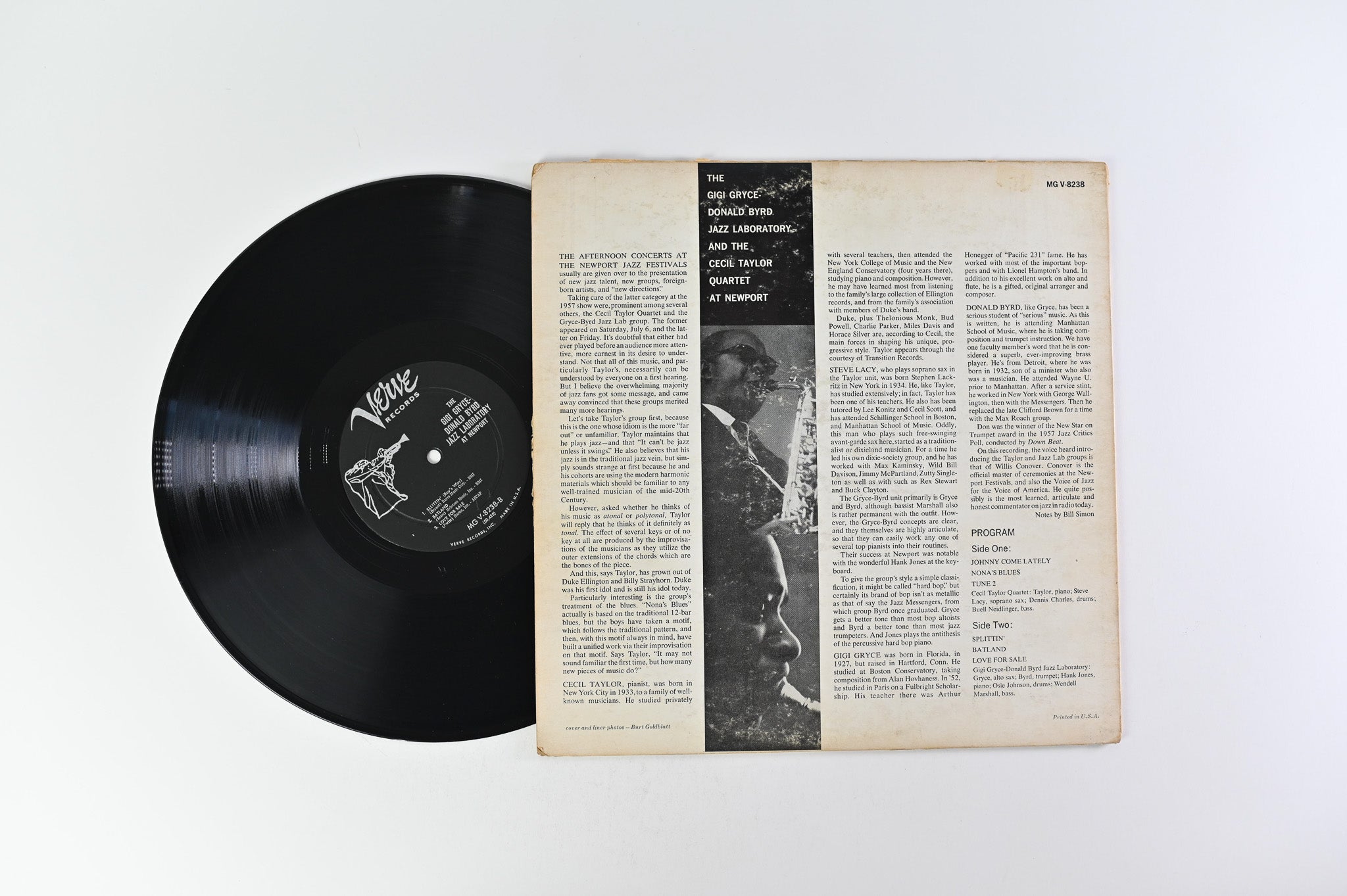 The Gigi Gryce - Donald Byrd Jazz Laboratory - At Newport on Verve Mono