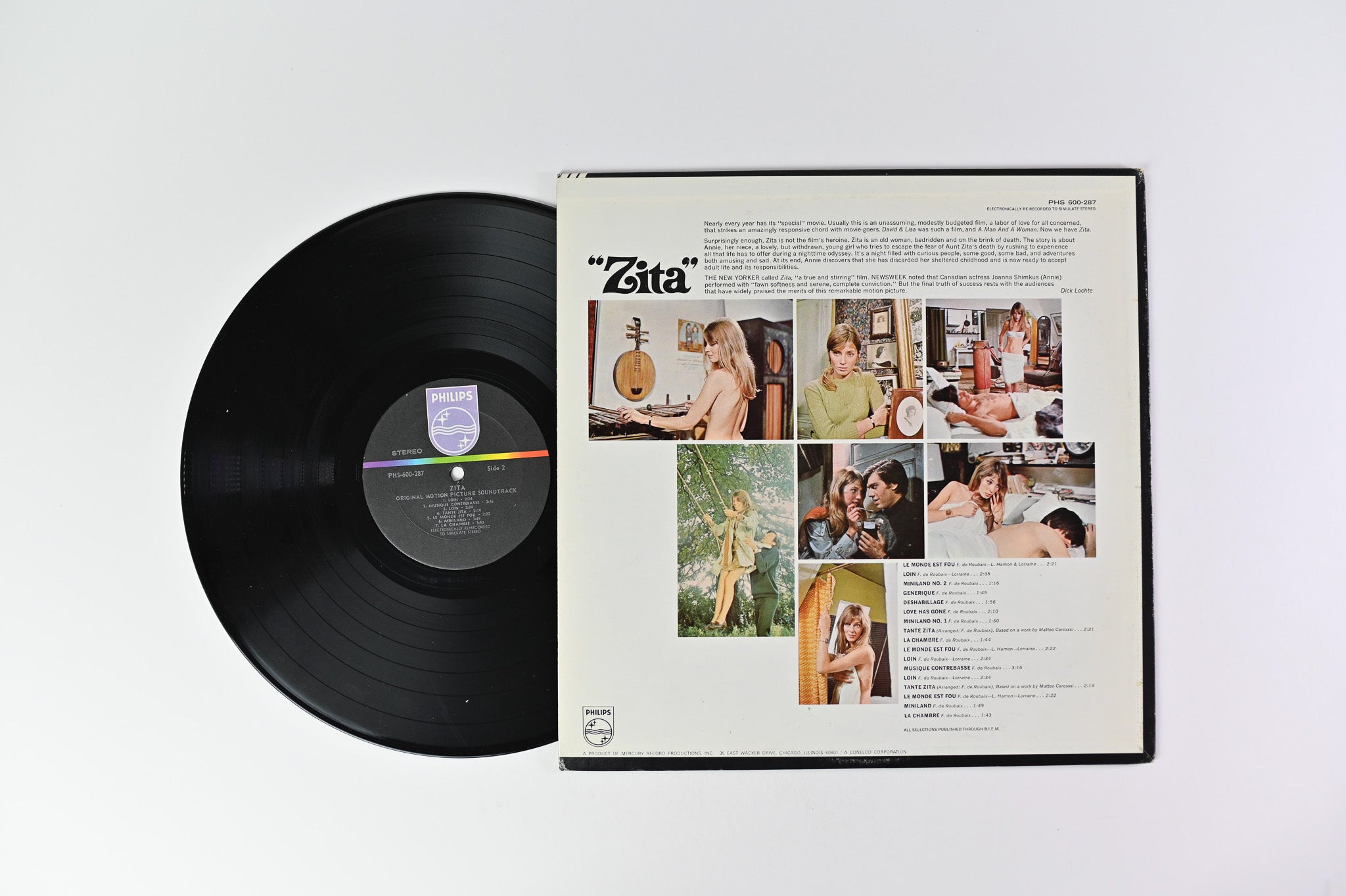 François De Roubaix - Zita - Original Motion Picture Soundtrack on Philips