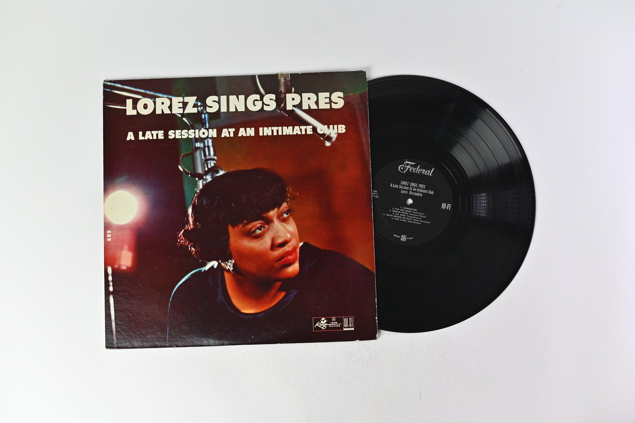Lorez Alexandria - Lorez Sings Pres on Federal - Mono