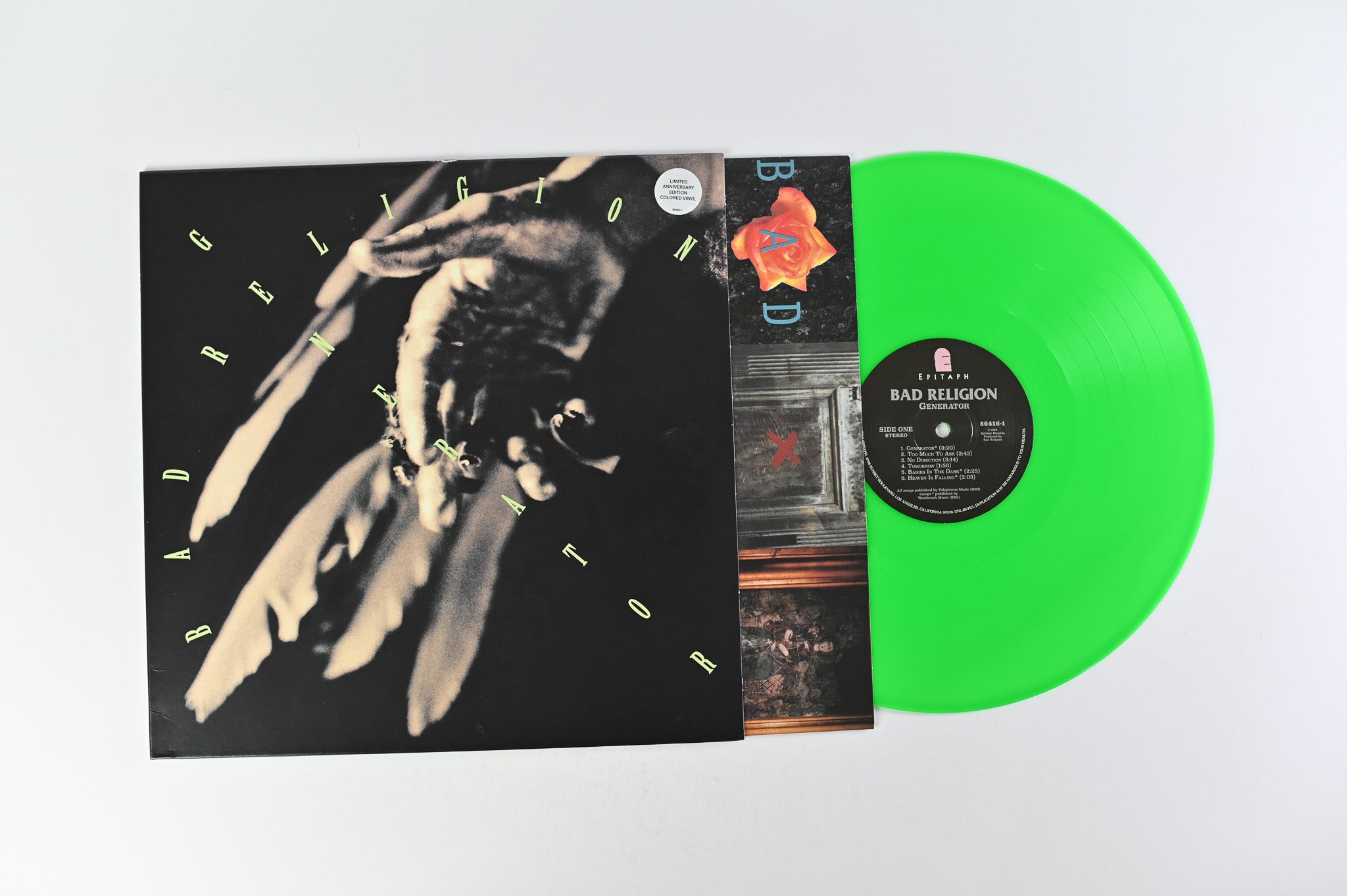 Bad Religion - Generator on Epitaph Ltd 30th Anniversary Green Neon Reissue