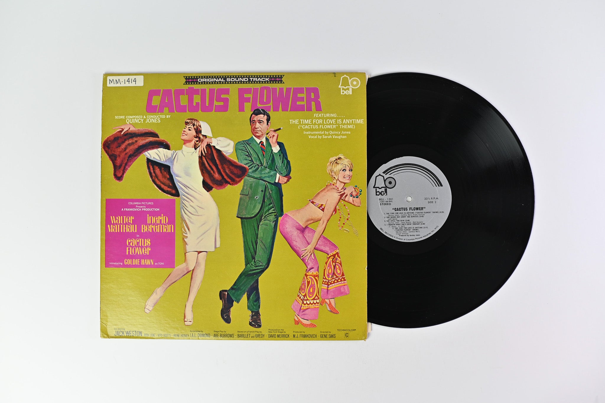 Quincy Jones - Cactus Flower (Original Sound Track) on Bell Records