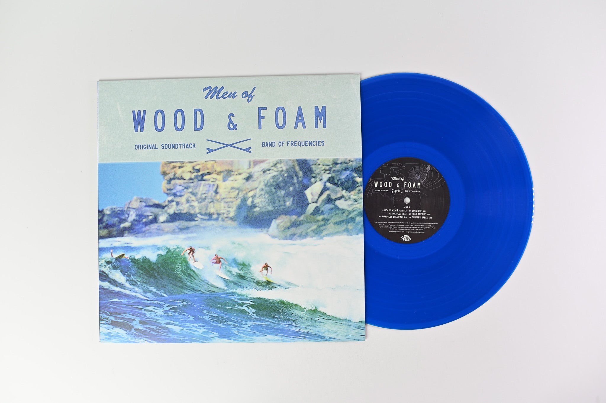 Band of Frequencies - Men Of Wood & Foam on Low Pressure Production Blue Vinyl