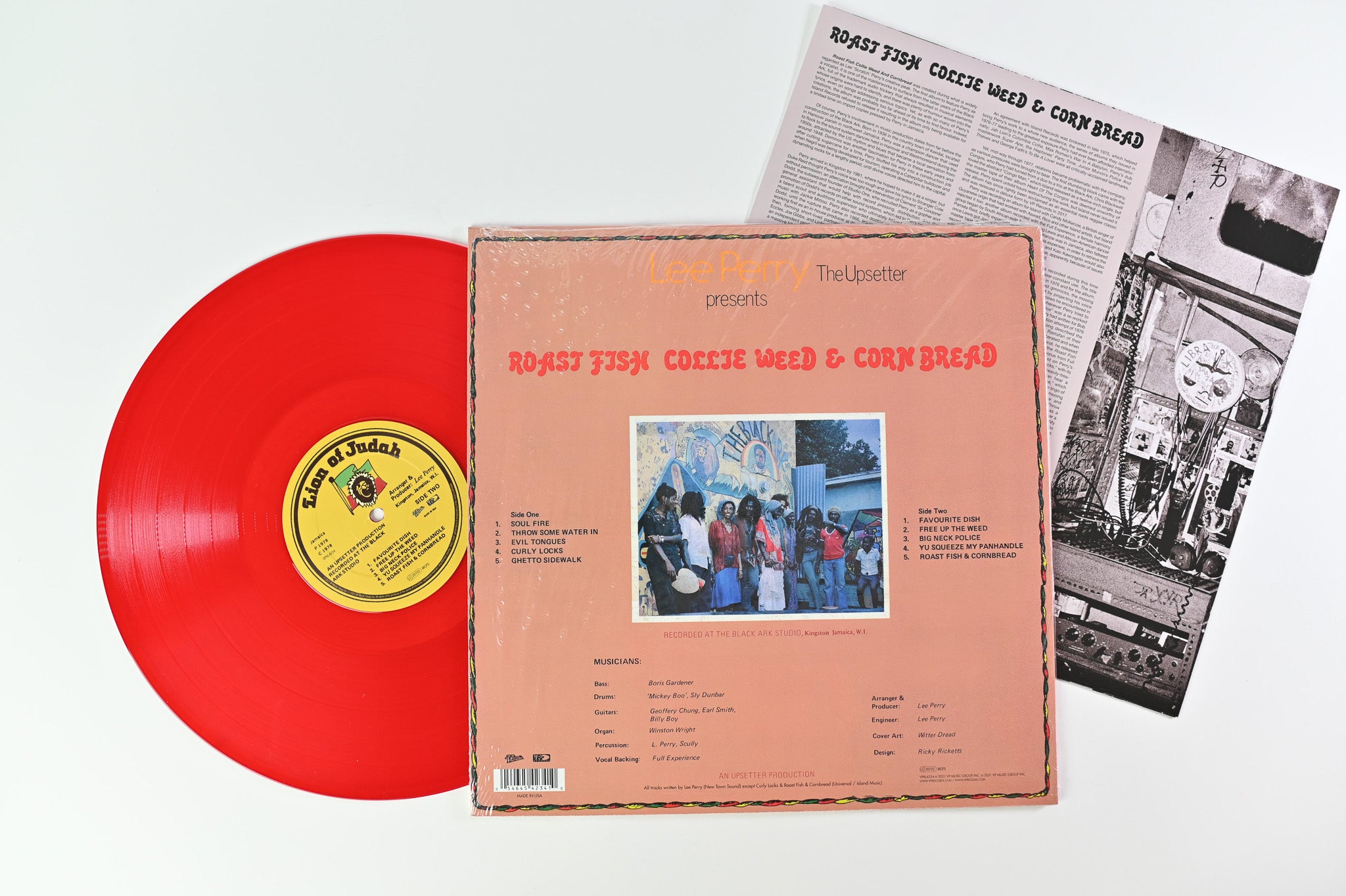 Lee Perry - Roast Fish Collie Weed & Corn Bread on 17 North Parade Ltd RSD 2021 Red Vinyl Reissue