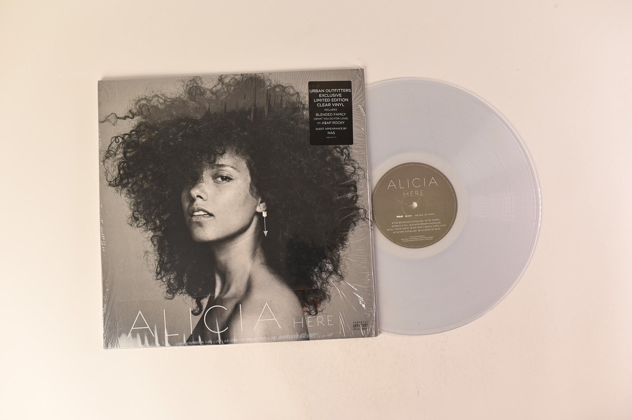 Alicia Keys - Here on RCA - Clear Vinyl