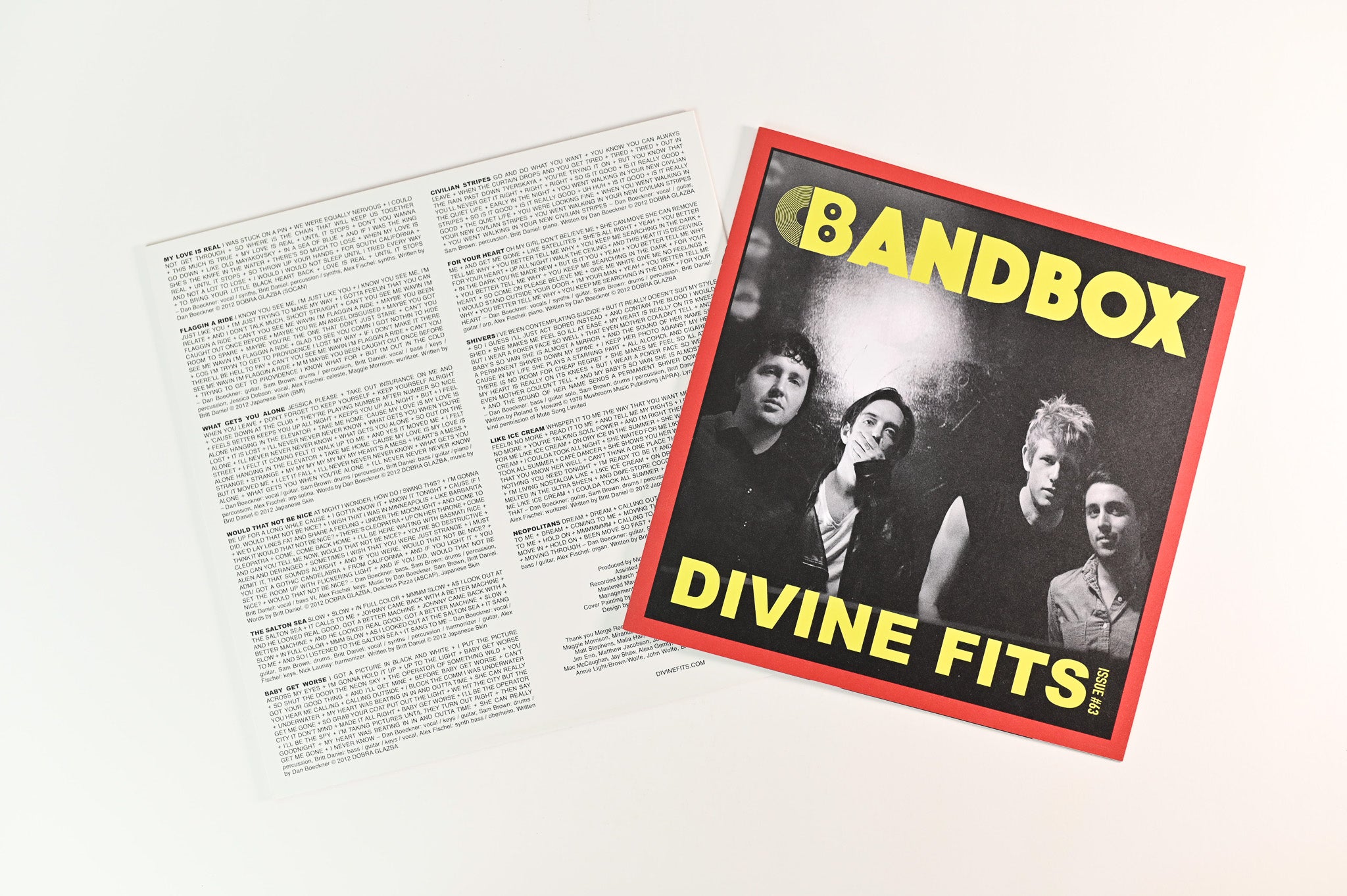 Divine Fits - A Thing Called Divine Fits on Merge Records - Yellow Vinyl