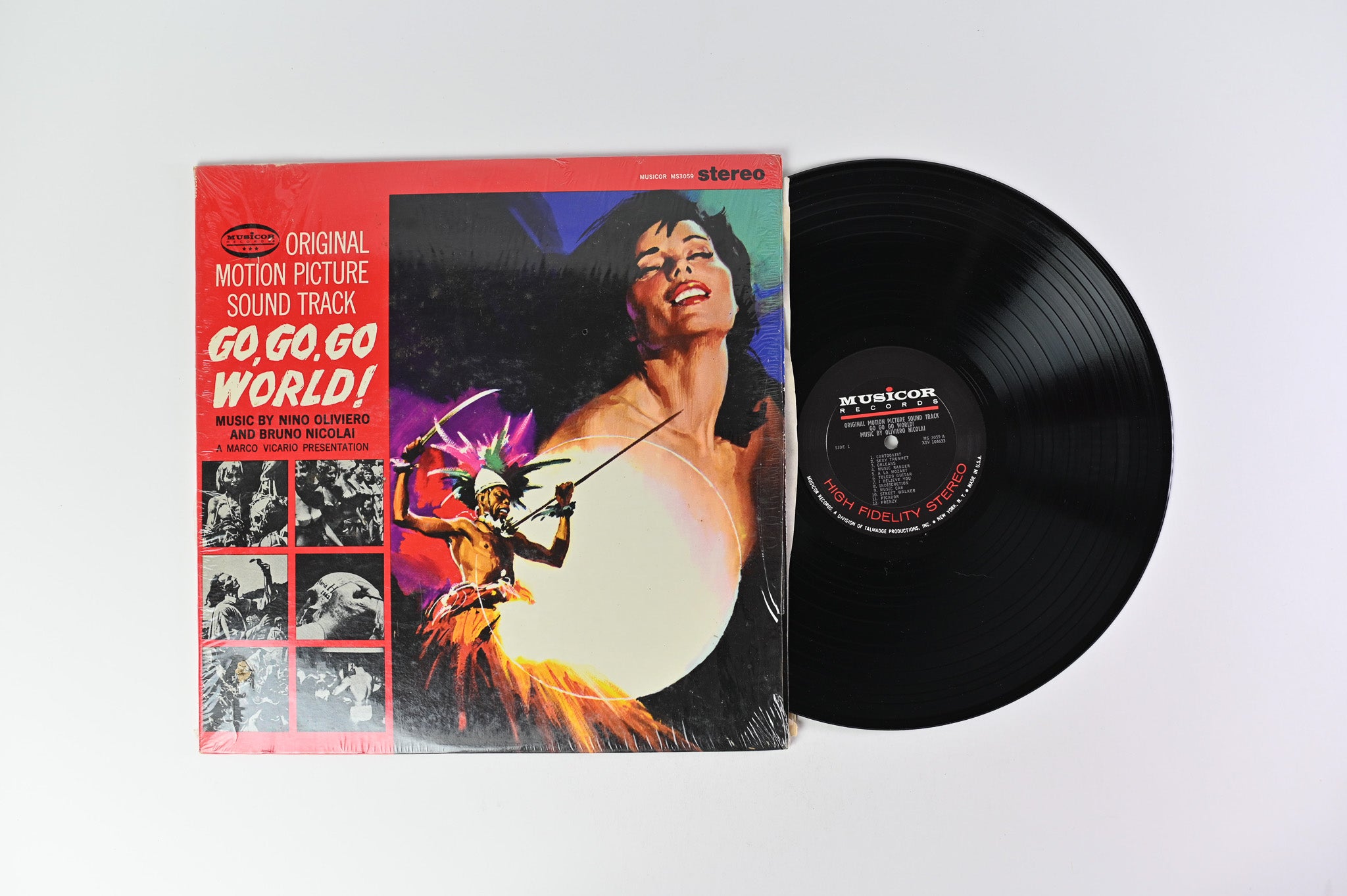 Nino Oliviero - Go, Go, Go World! (Original Motion Picture Soundtrack) on Musicor Records