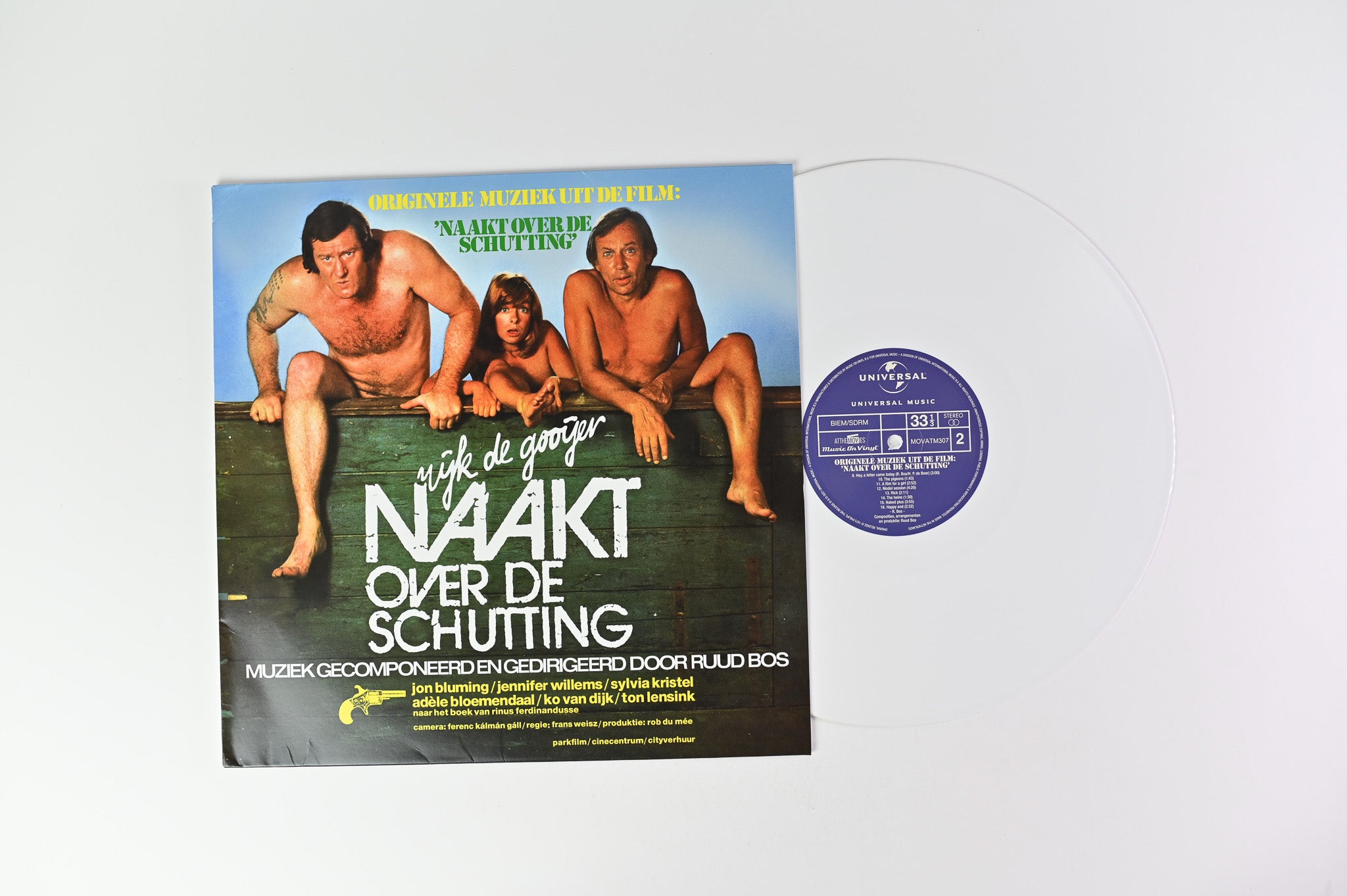 Ruud Bos - Naakt Over De Schutting (Originele Muziek Uit De Film) on Music On Vinyl White Vinyl