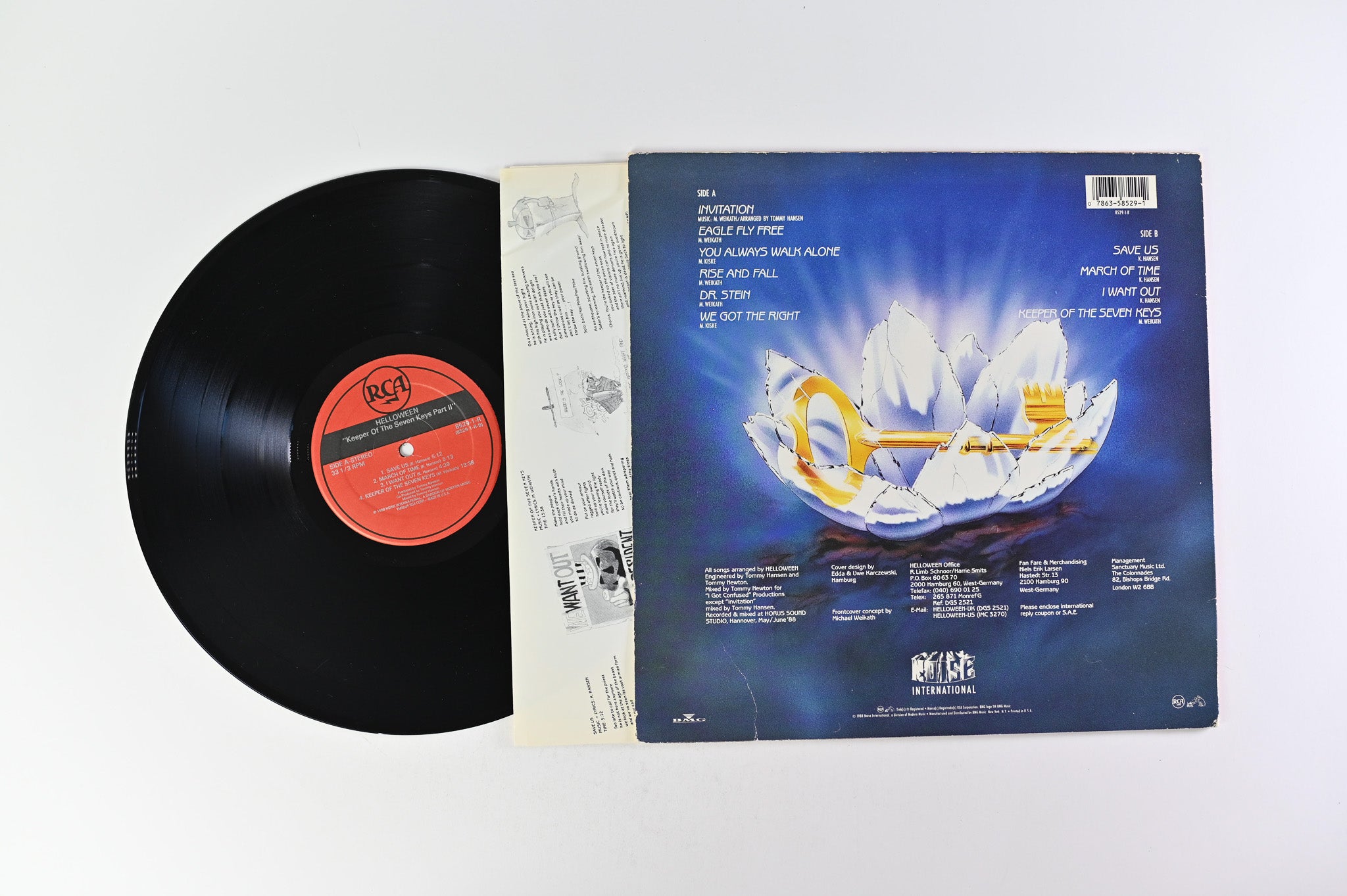Helloween - Keeper Of The Seven Keys Part II on RCA Misprint