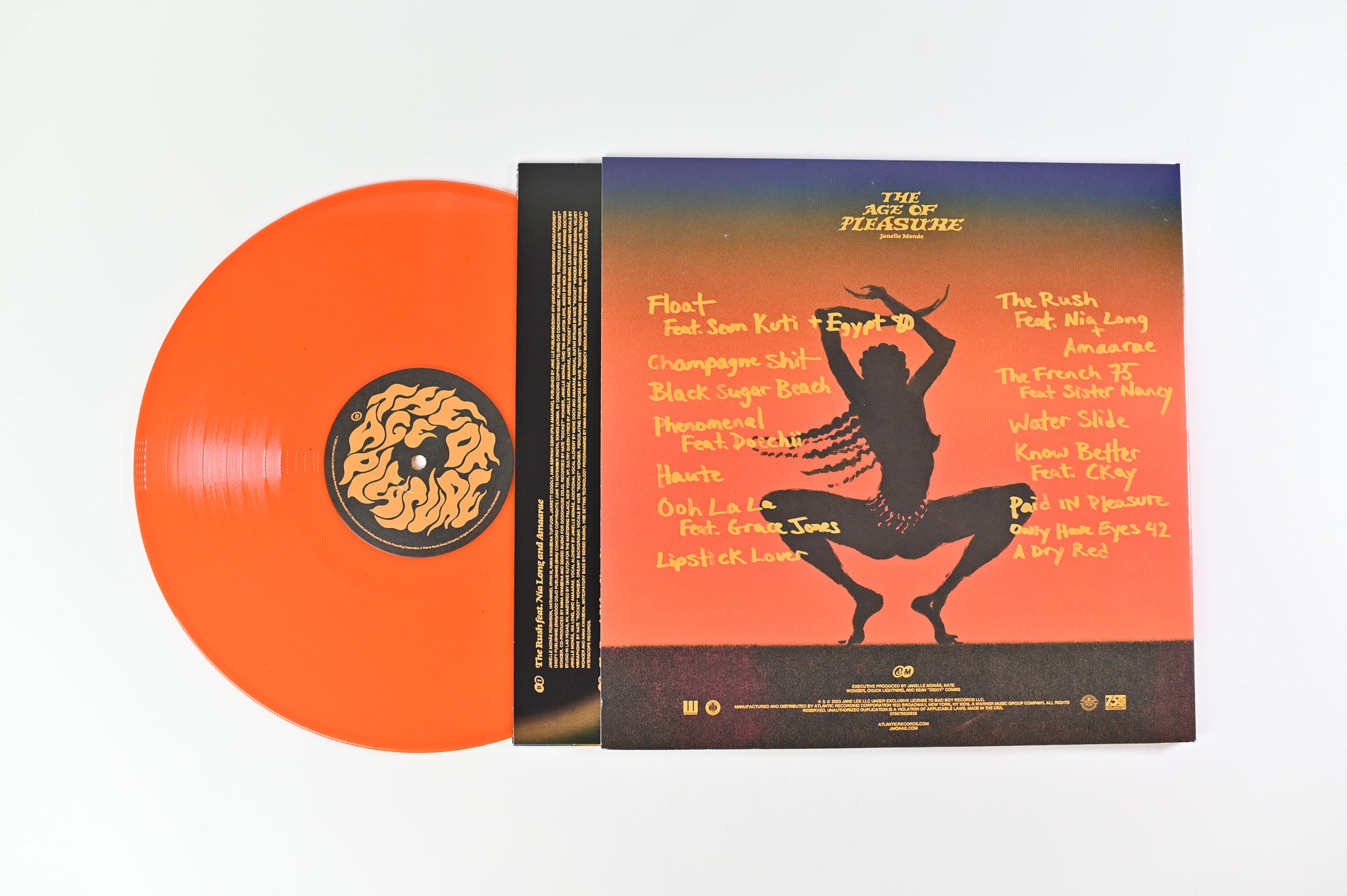 Janelle Monáe - The Age Of Pleasure on Bad Boy Atlantic Orange Crush