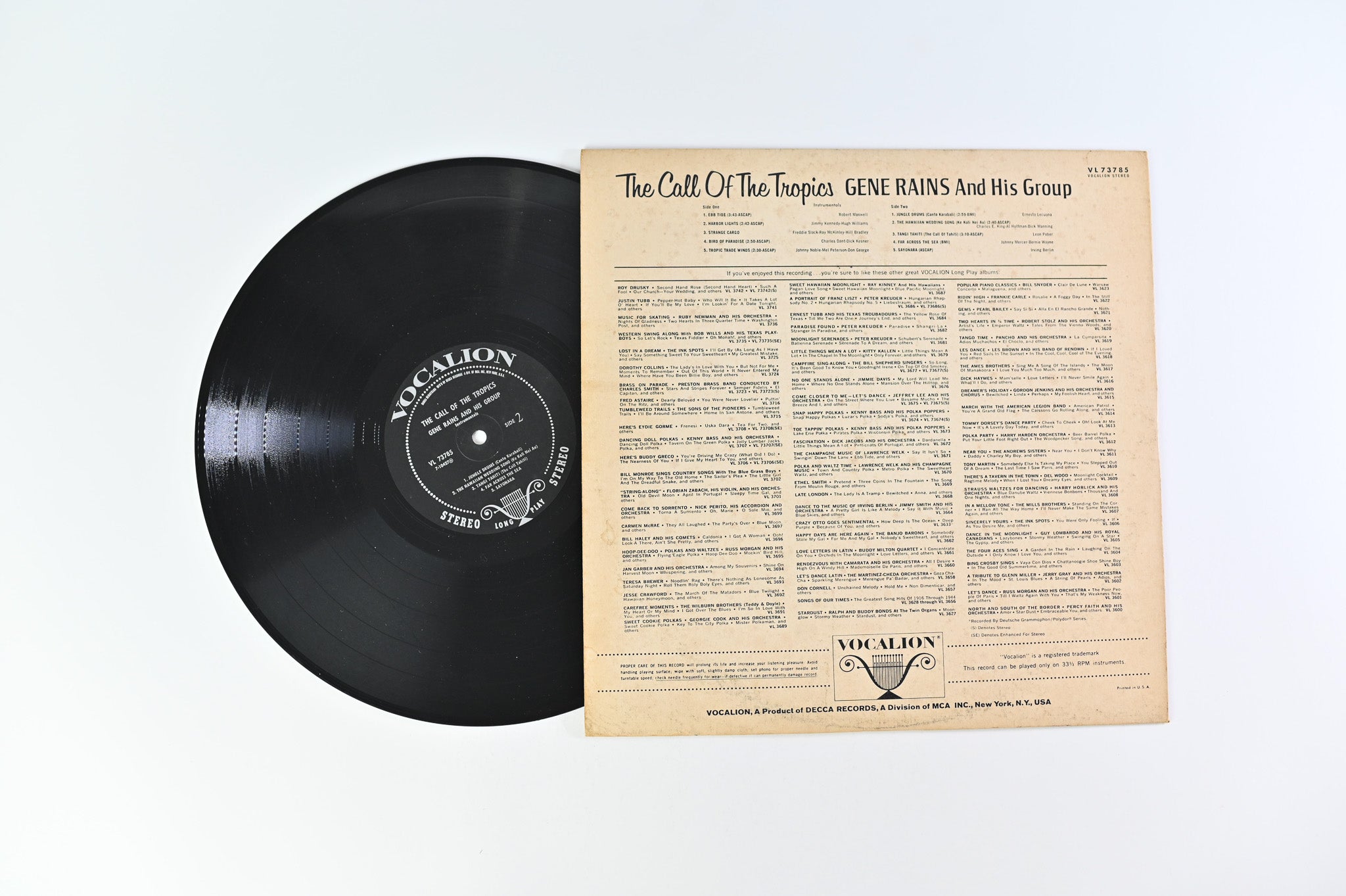The Gene Rains Group - The Call Of The Tropics on Vocalion
