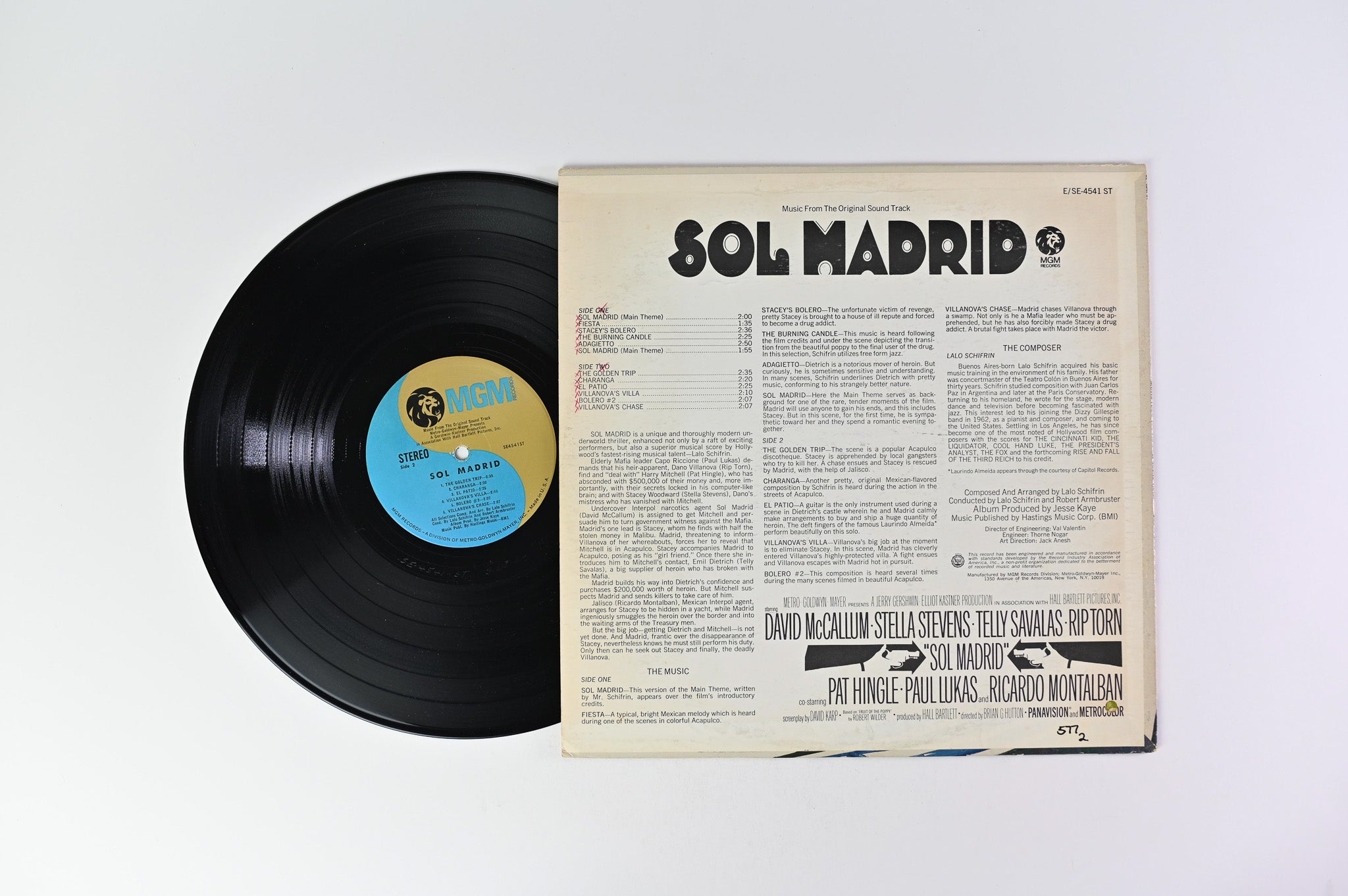 Lalo Schifrin - Sol Madrid (Music From The Original Sound Track) on MGM Records