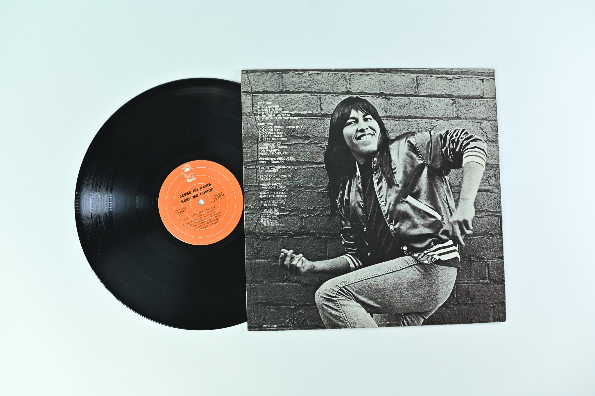 Jesse Ed Davis - Keep Me Comin' on Epic With Bonus 7"