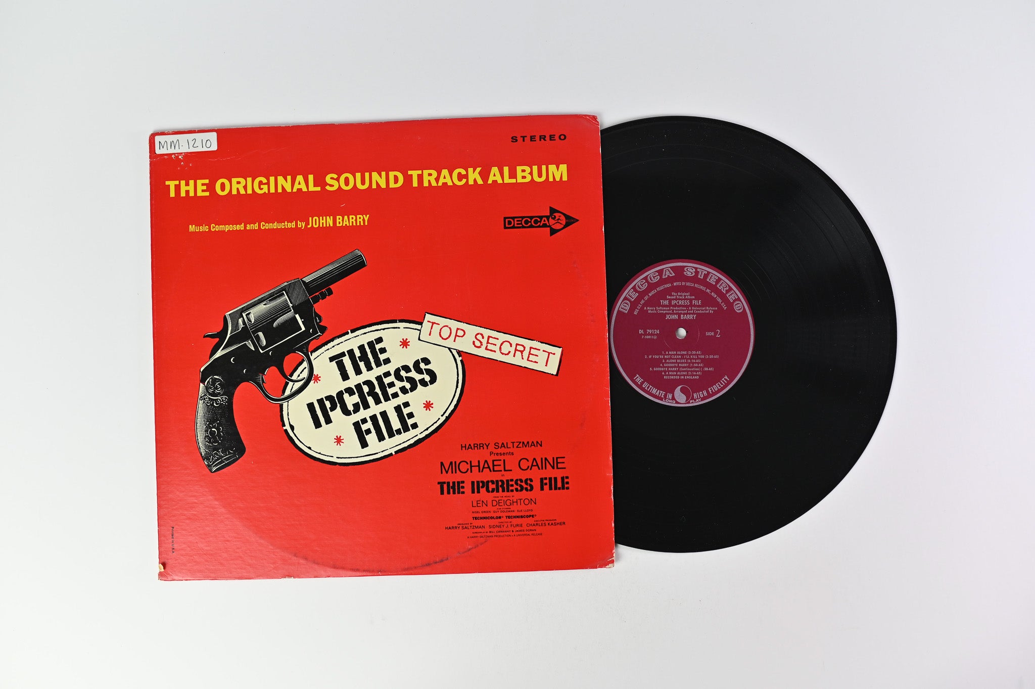 John Barry - The Ipcress File (The Original Soundtrack Album) on Decca