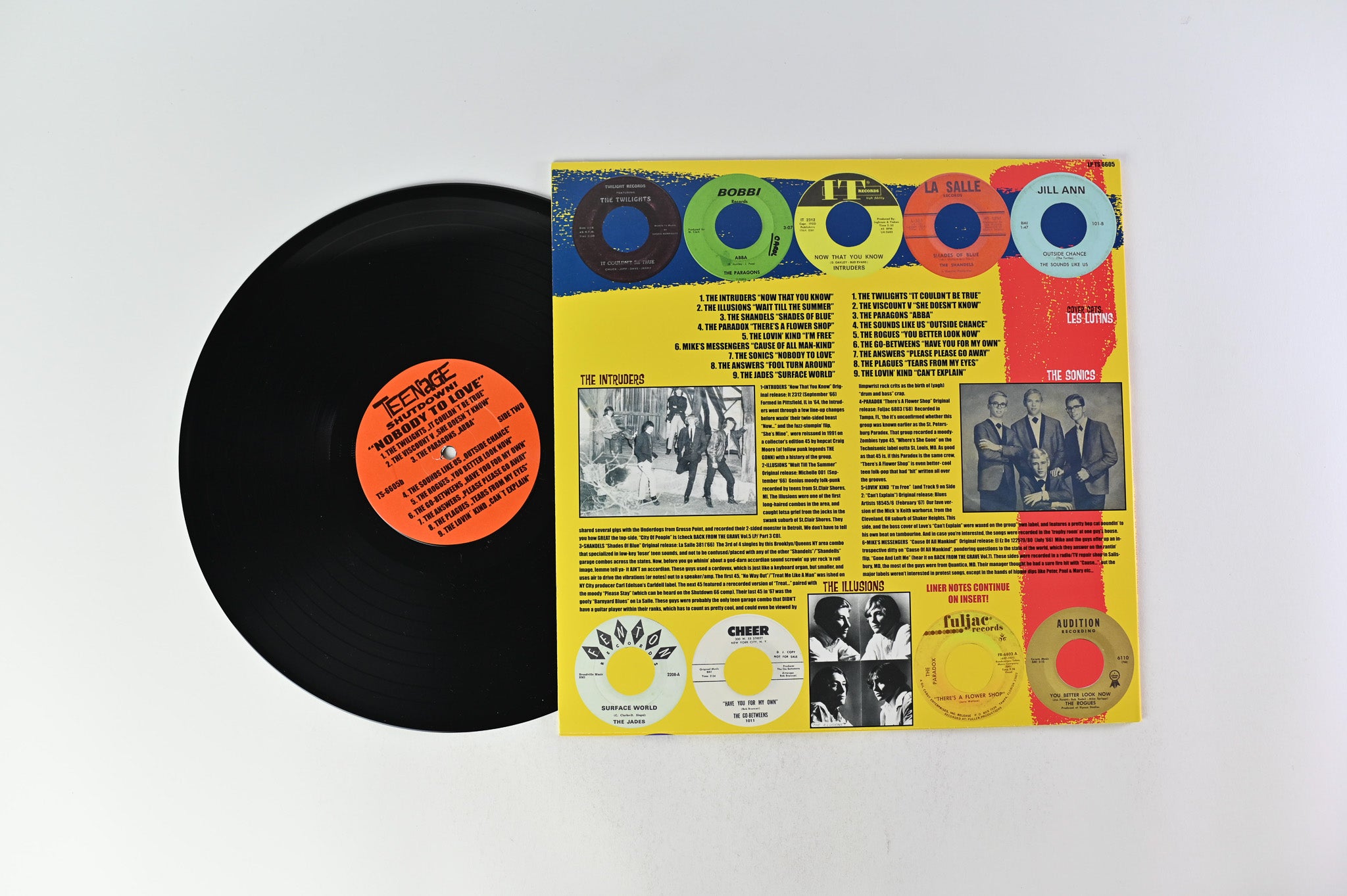 Various - Nobody To Love (Mid-60s Teen Folkpunk: 18 Tales Of Tension & Trauma) on Teenage Shutdown!