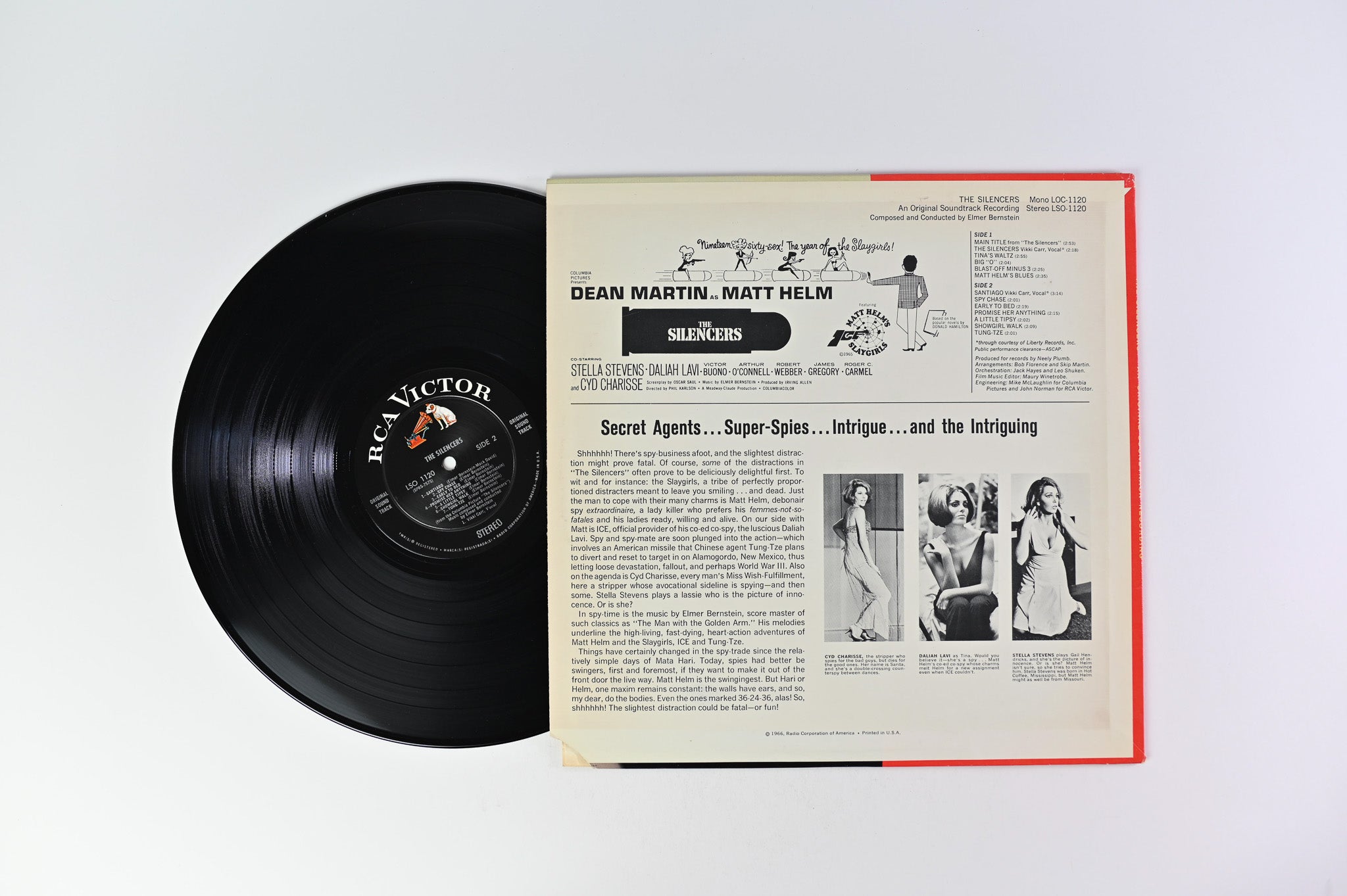 Elmer Bernstein - The Silencers Soundtrack on RCA Victor