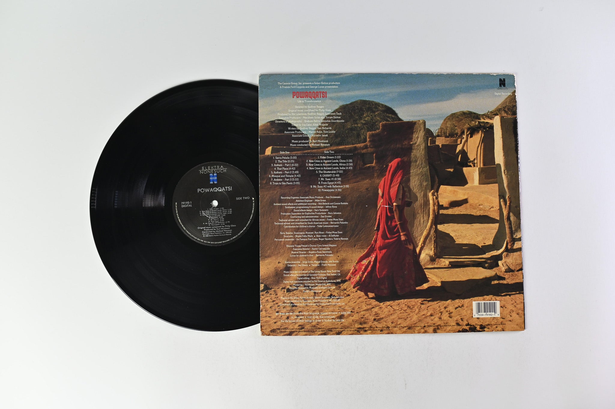 Philip Glass - Powaqqatsi on Elektra Nonesuch