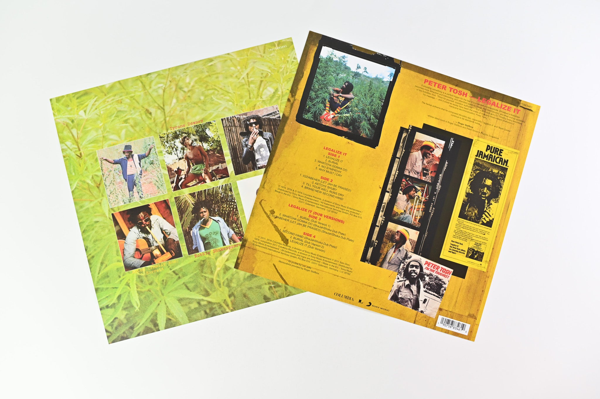 Peter Tosh - Legalize It on Columbia Green / Yellow Marbled Reissue