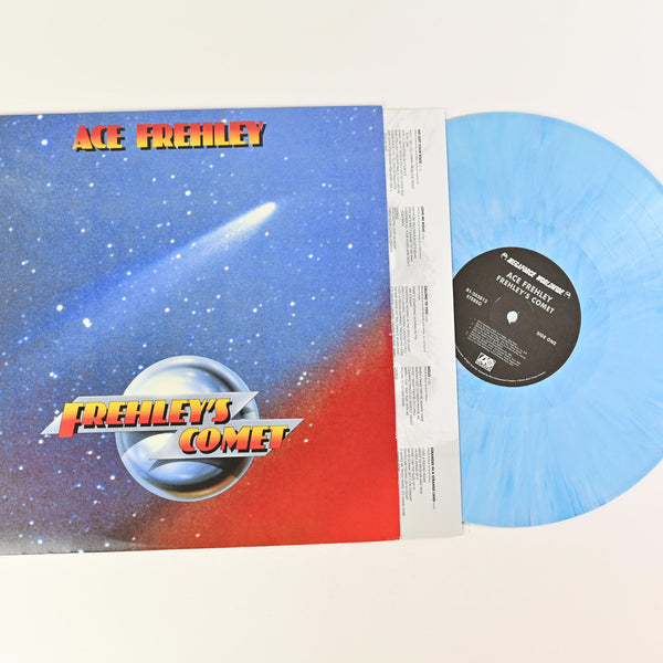 Ace Frehley - Frehley's Comet on Megaforce Worldwide Ltd Sky Blue Marb