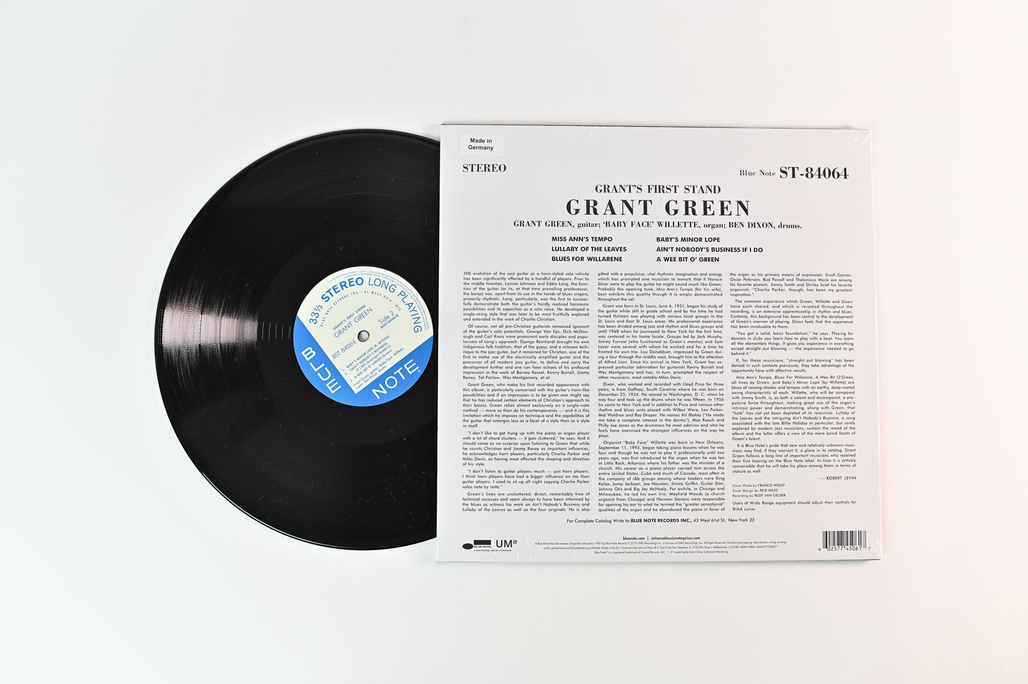 Grant Green - Grant's First Stand on Blue Note - 80 Vinyl Reissue Series