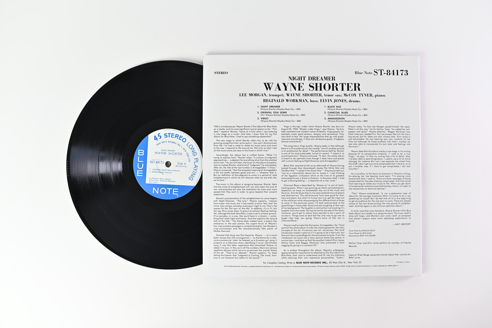Wayne Shorter - Night Dreamer on Blue Note Music Matters Ltd 45 RPM Reissue