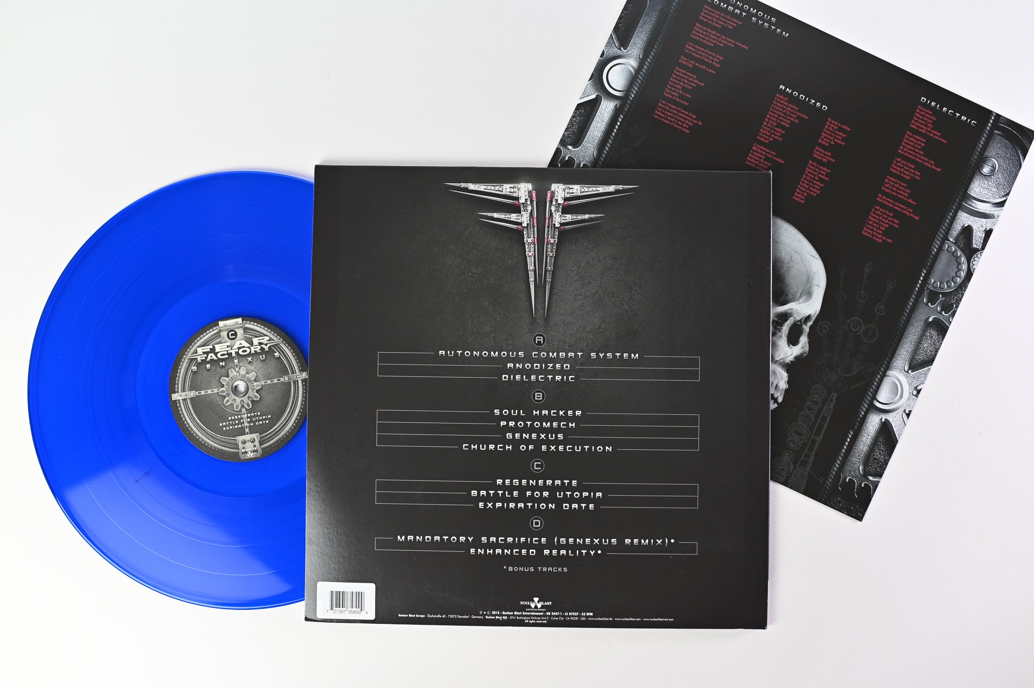 Fear Factory - Genexus on Nuclear Blast Ltd Black Friday Blue Vinyl