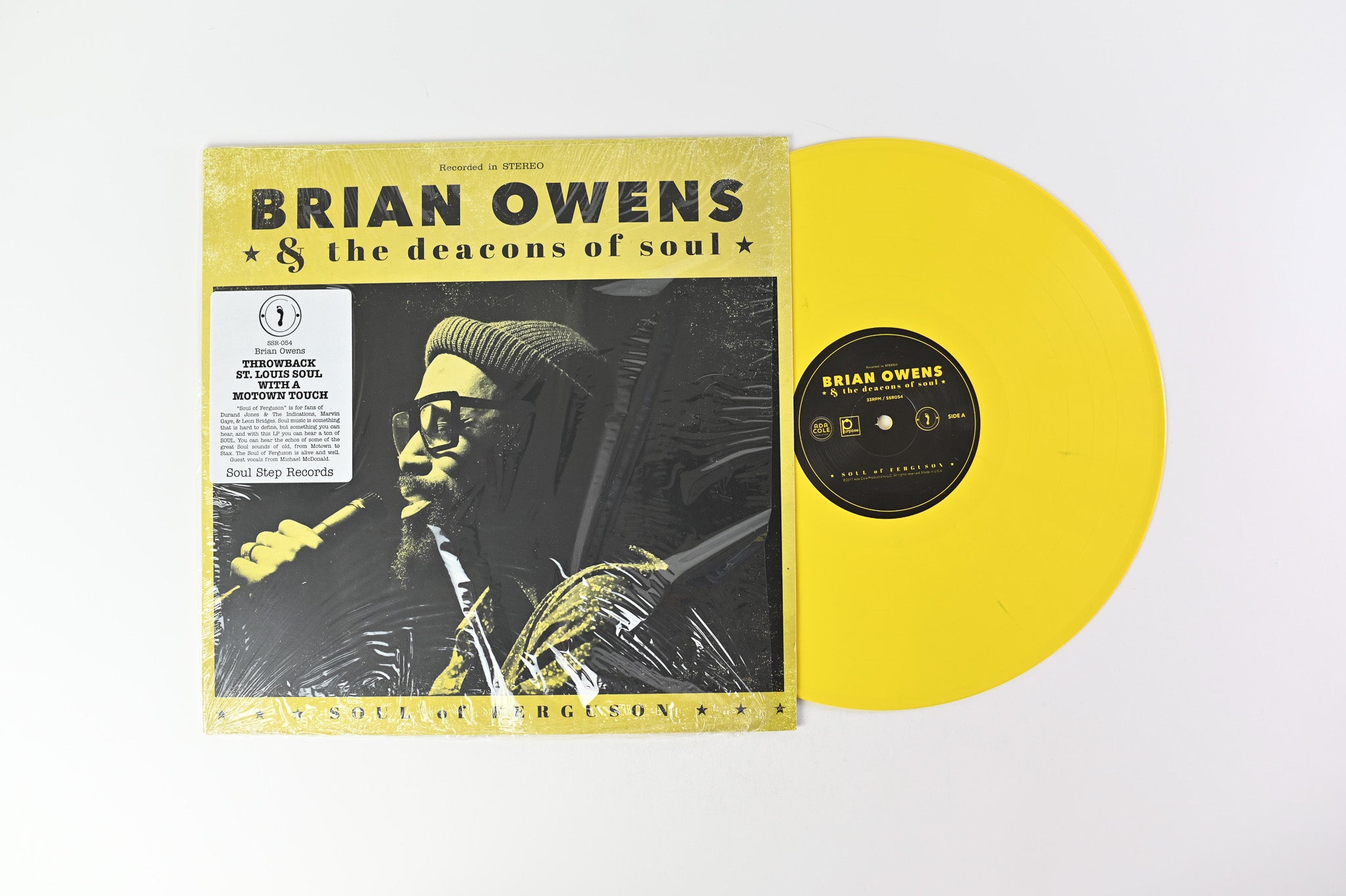 Brian Owens - Soul of Ferguson on Soul Step Ltd Yellow & Black