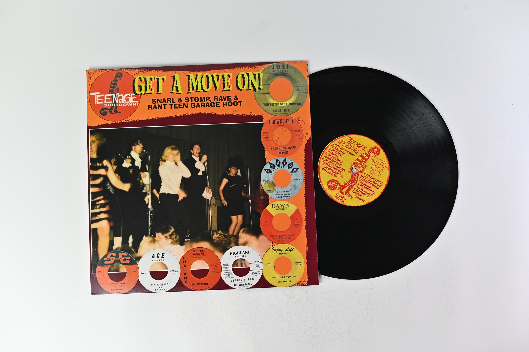 Various - Get A Move On!!! (Snarl & Stomp, Rave & Rant Teen Garage Hoot) on Teenage Shutdown!