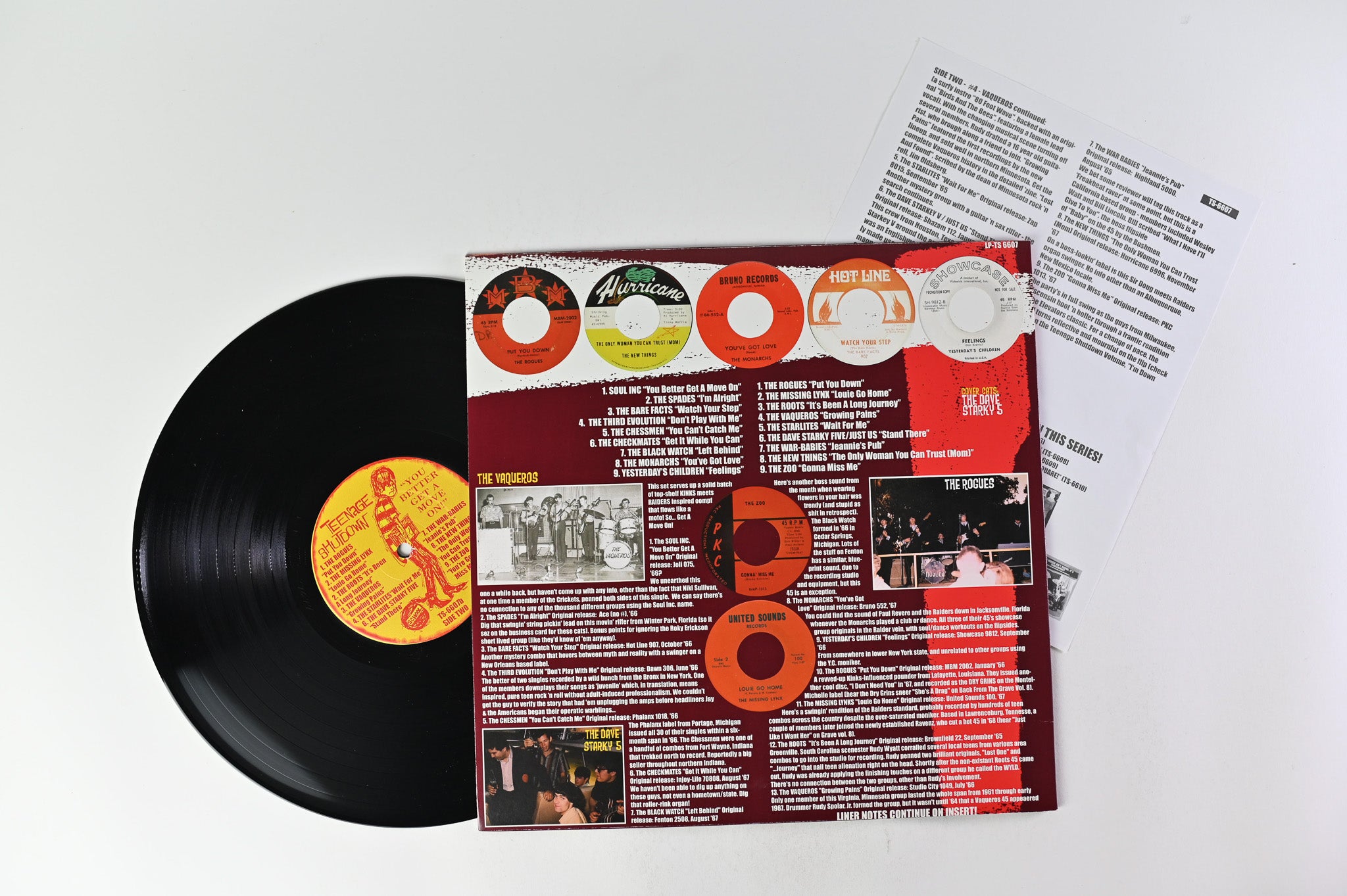 Various - Get A Move On!!! (Snarl & Stomp, Rave & Rant Teen Garage Hoot) on Teenage Shutdown!
